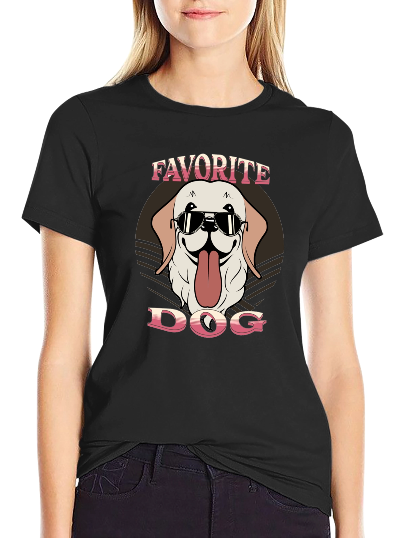 Cool Dog Graphic T-Shirt - Favorite Dog Design - 2