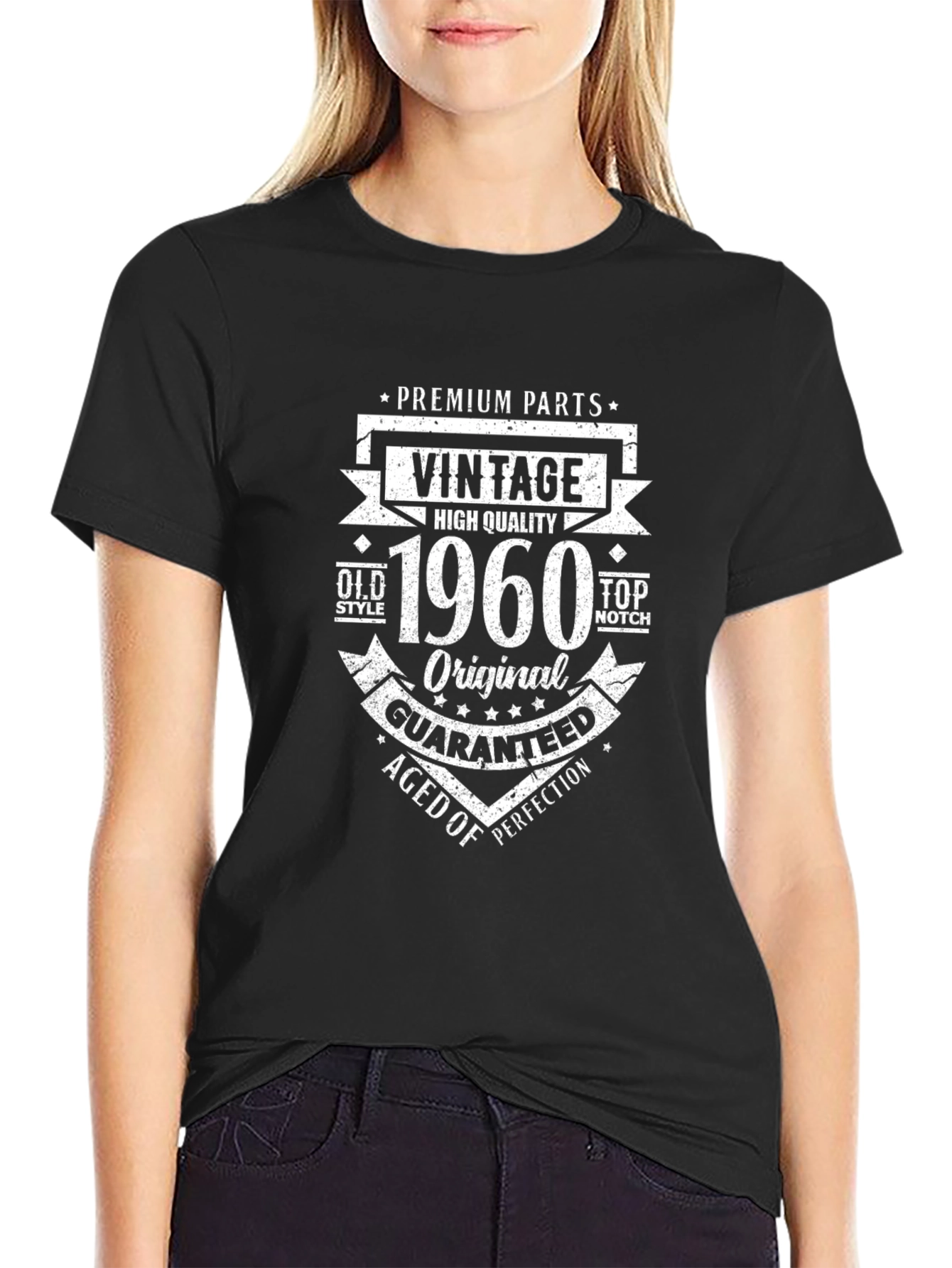 Black Vintage 1960 Premium Parts T-Shirt view 2