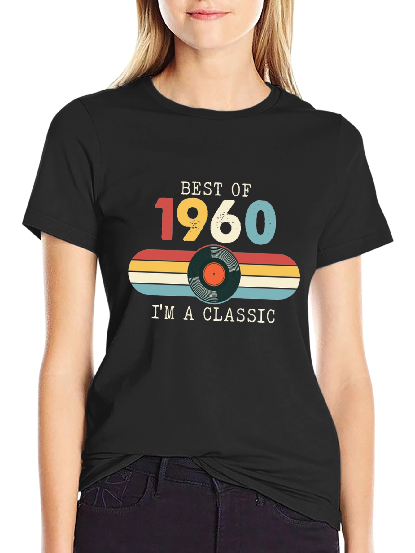 Black Best of 1960 I'm A Classic T-Shirt view 2