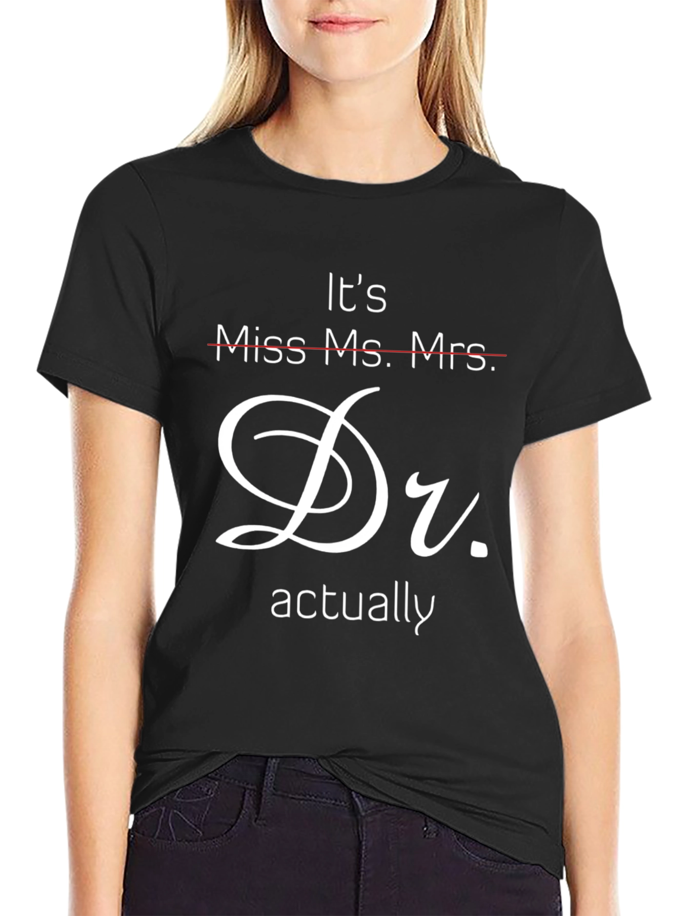 It's Dr. Actually T-Shirt Novelty Tee - 2