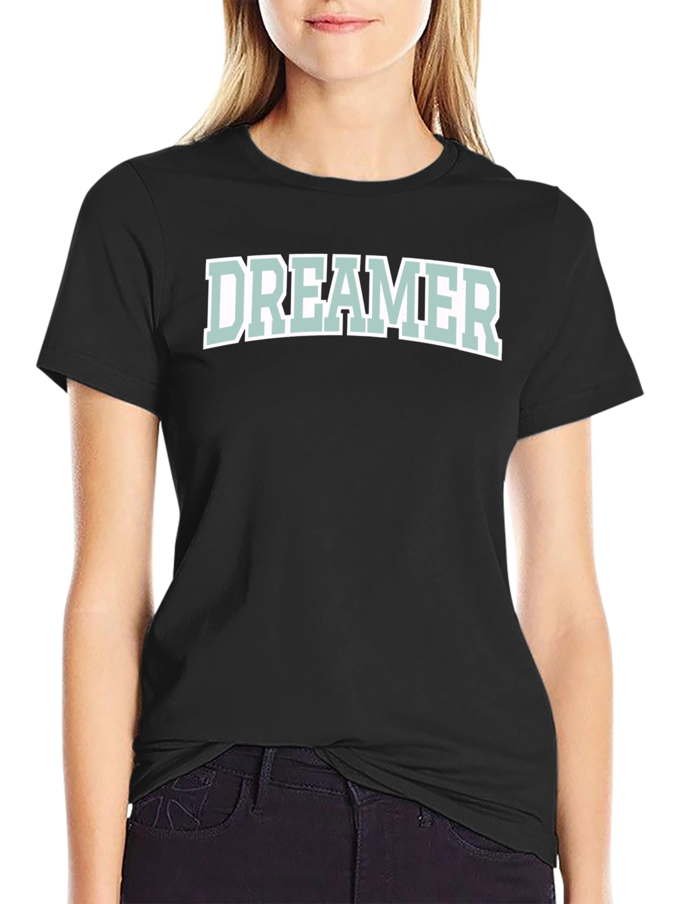 Black Dreamer Graphic Tee - Casual Style view 2