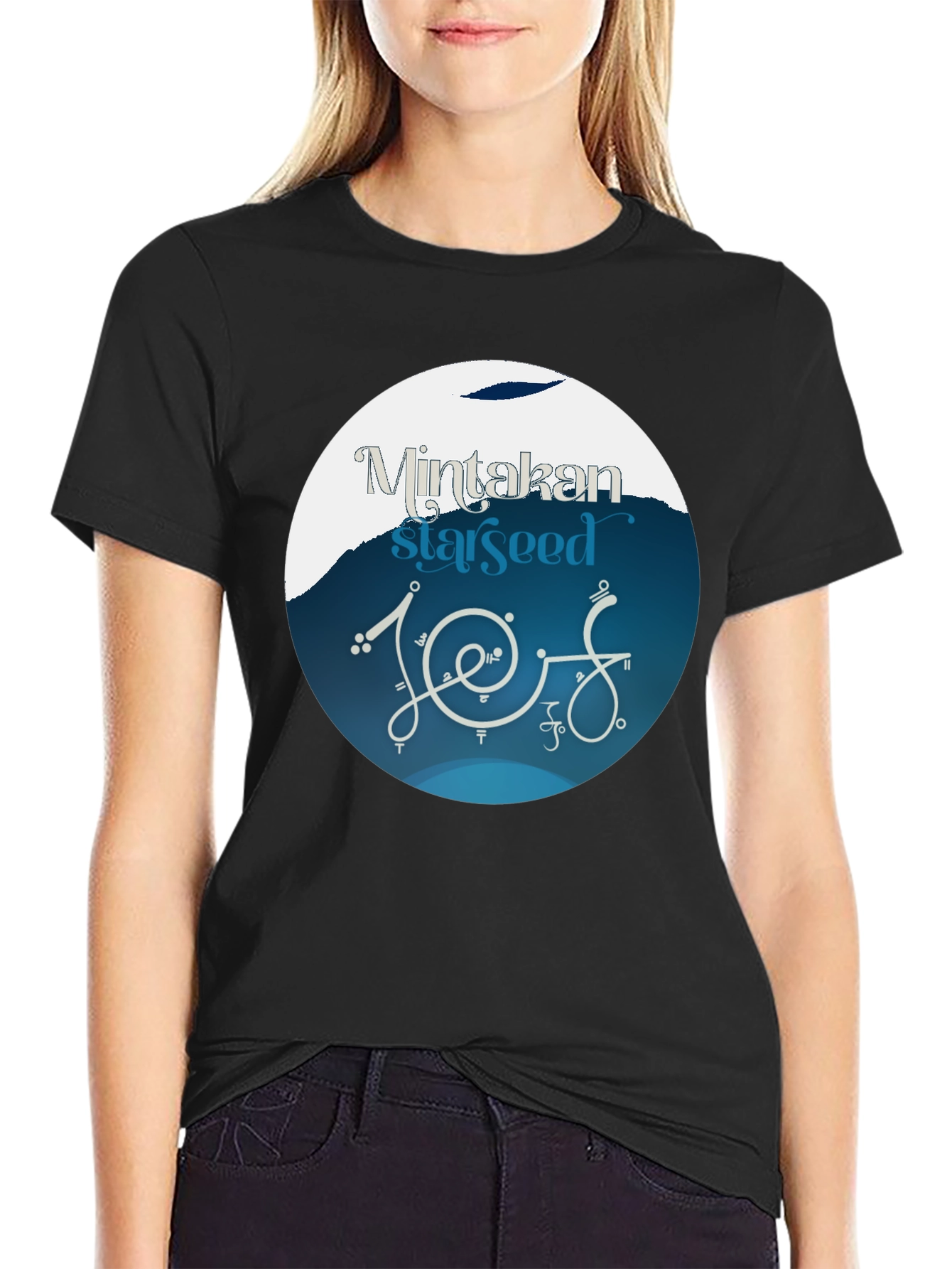 Black Mintakan Starseed Graphic Tee view 2