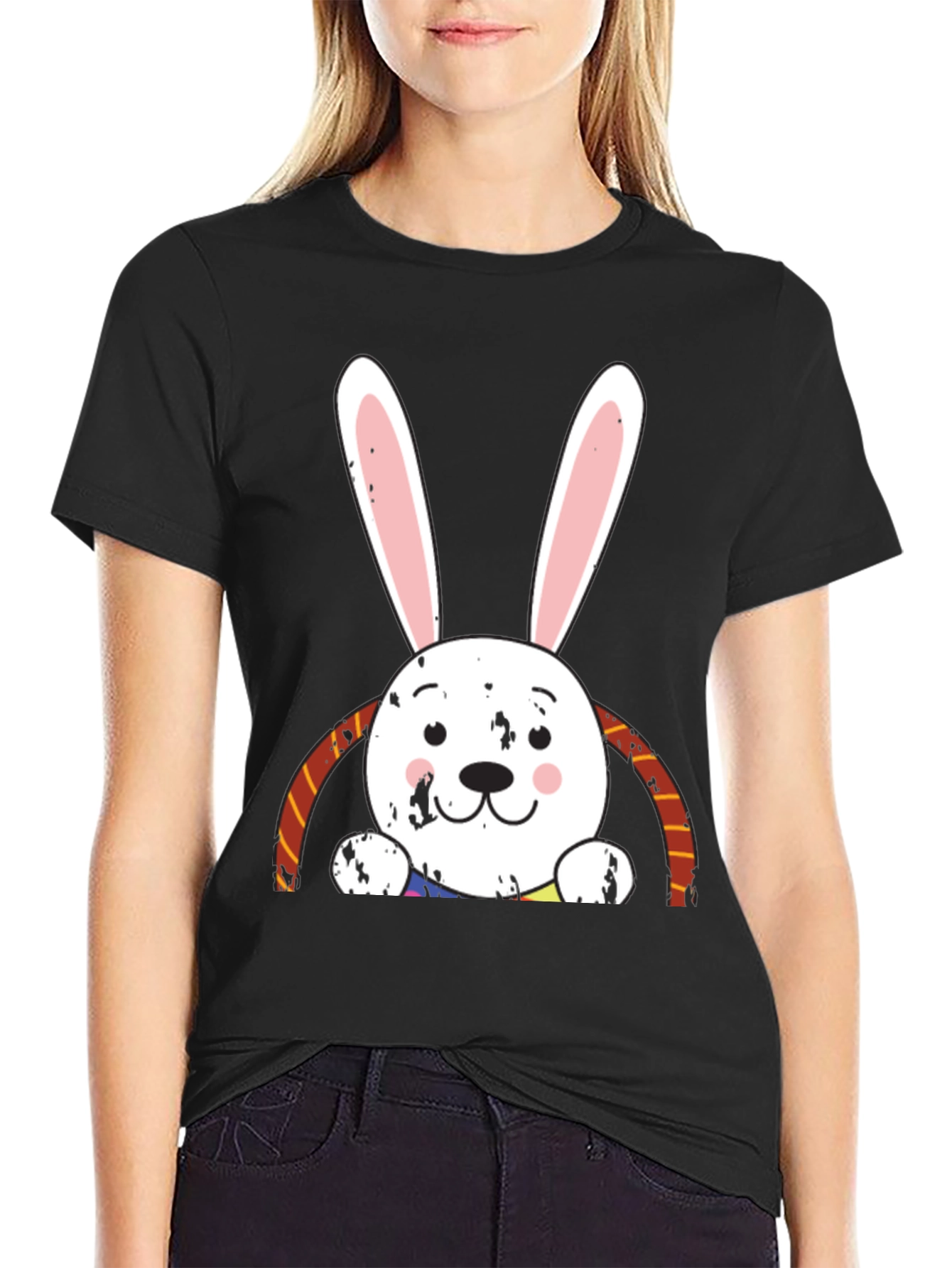 Bunny Graphic Tee - Quirky, Comfortable, Style - 2