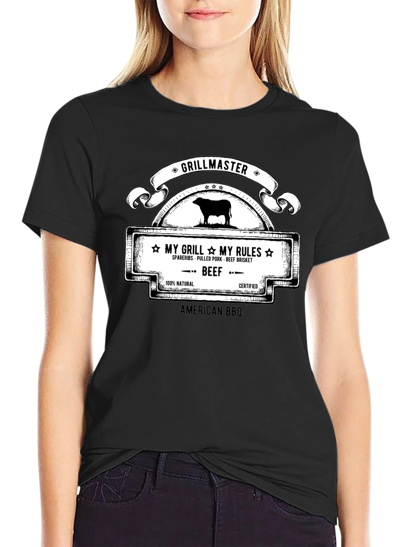 Grillmaster BBQ T-Shirt - My Grill My Rules - 2