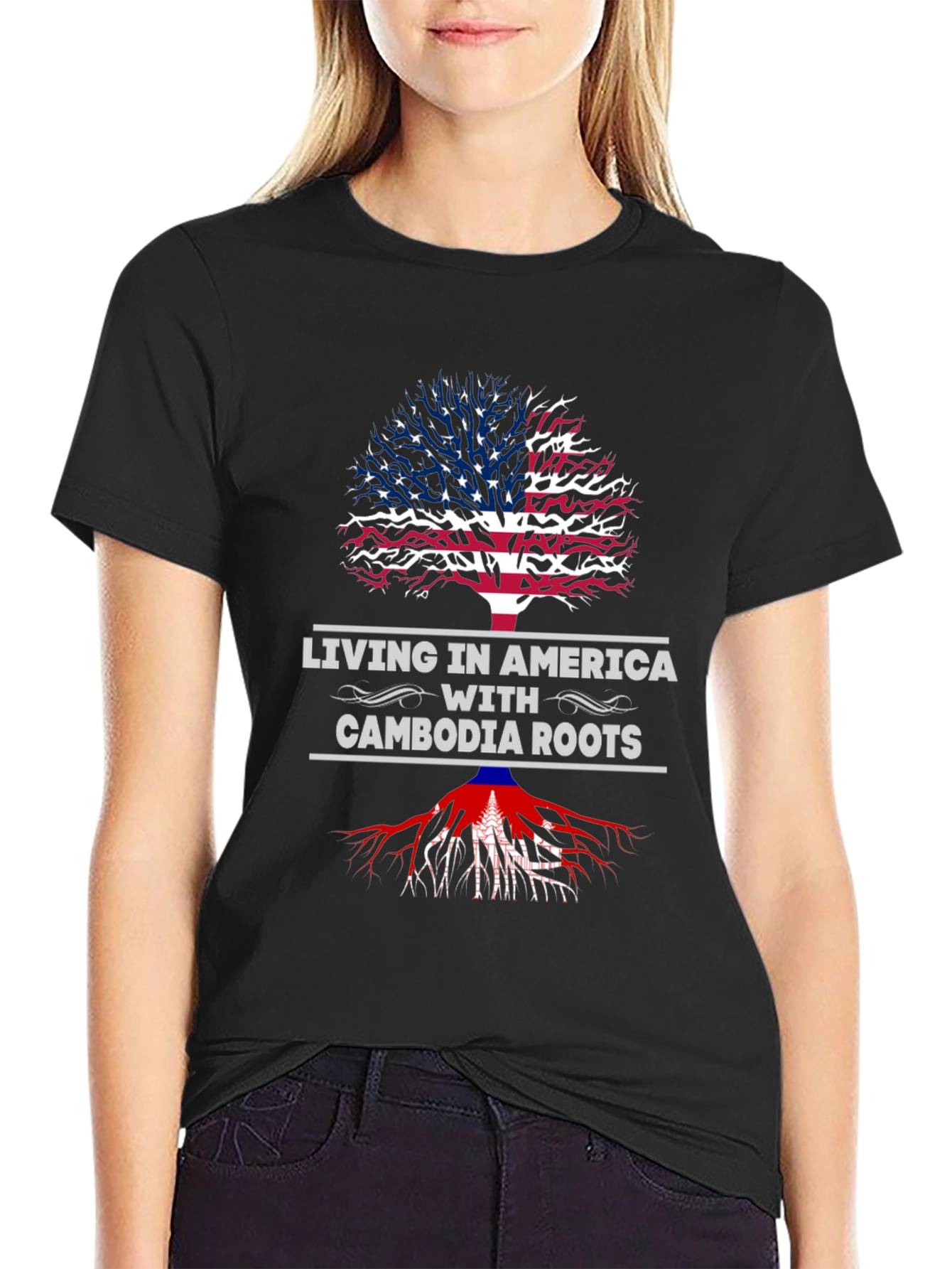 America Cambodia Roots T-Shirt - 2