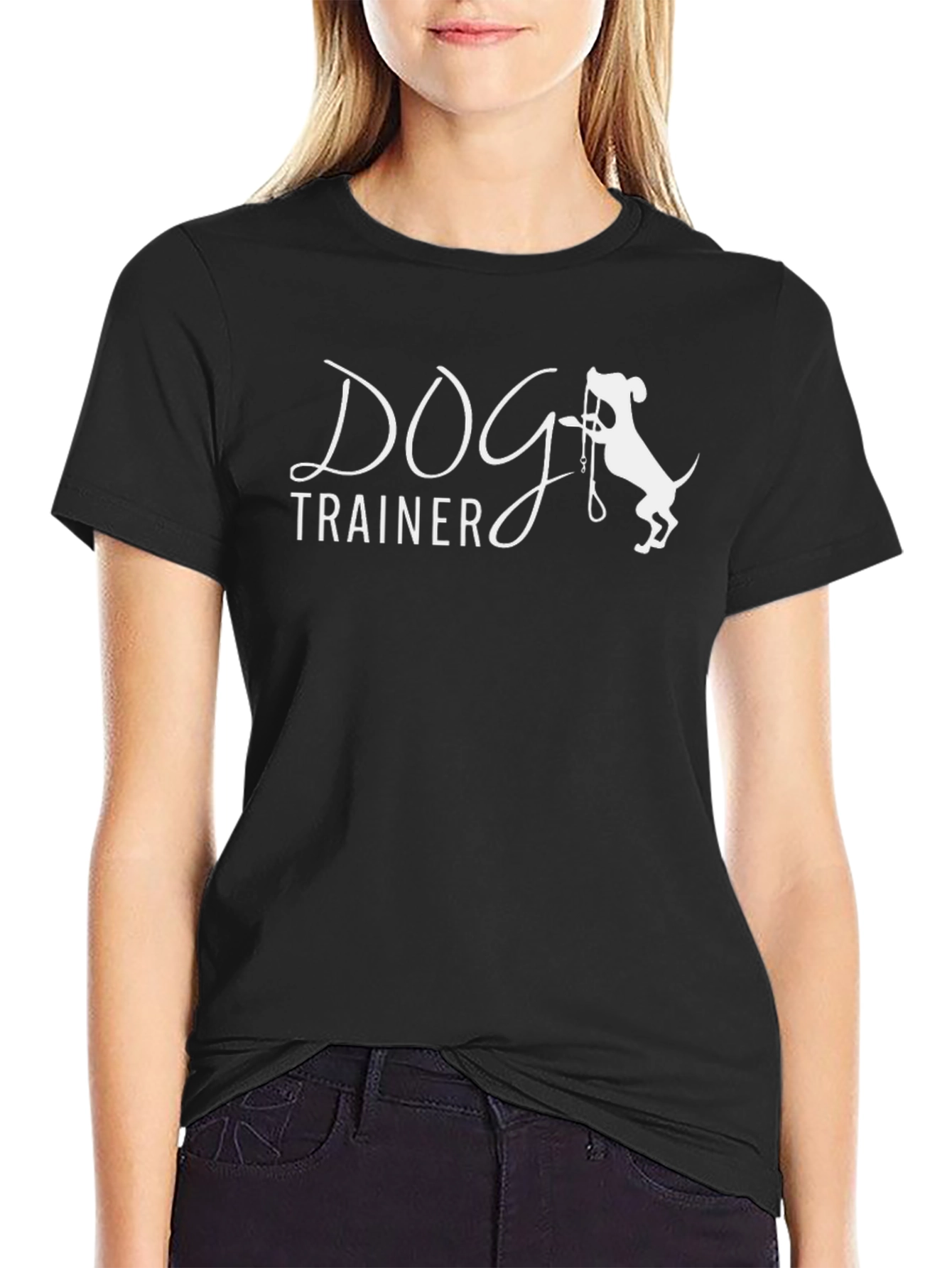 Black Dog Trainer Graphic Tee - Black view 2
