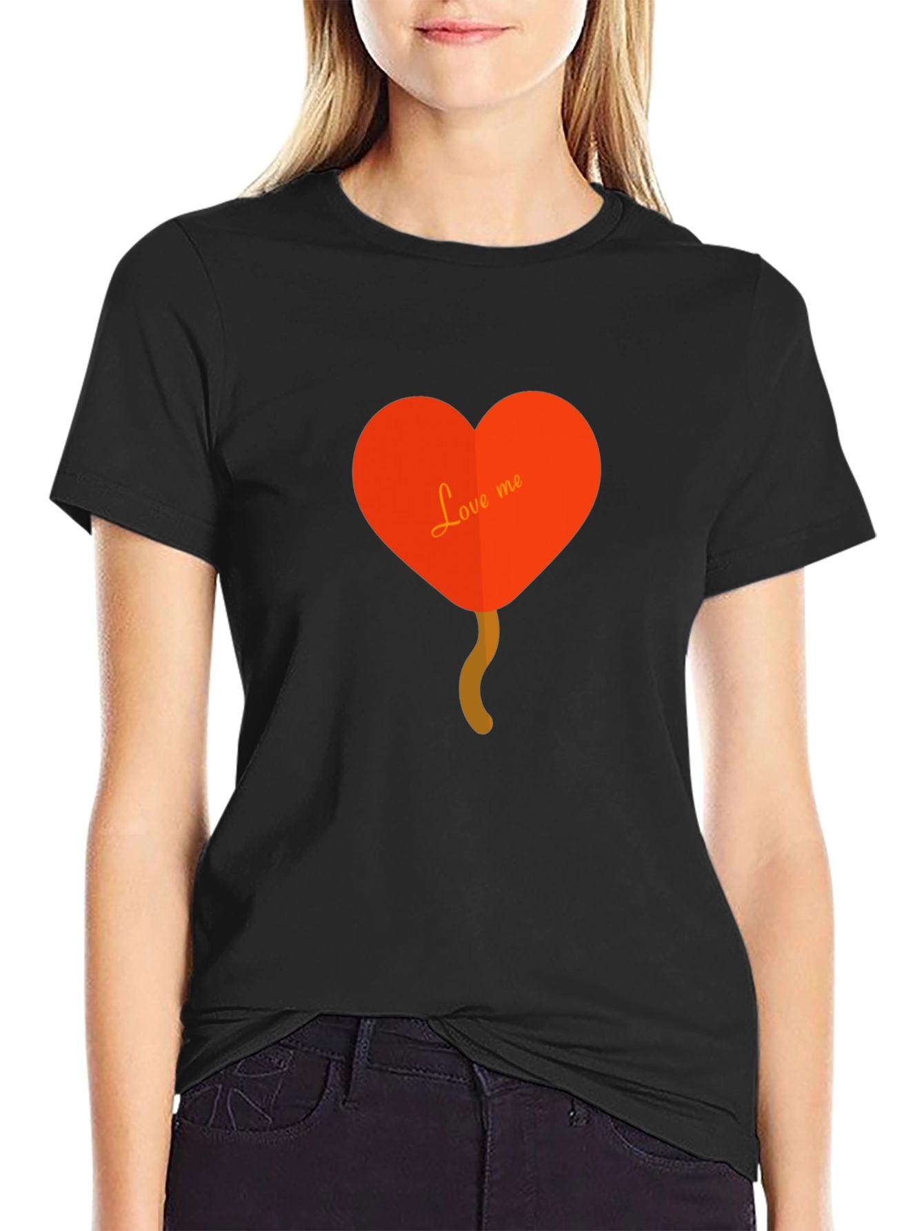 Love Me Heart Balloon Graphic Tee - 2