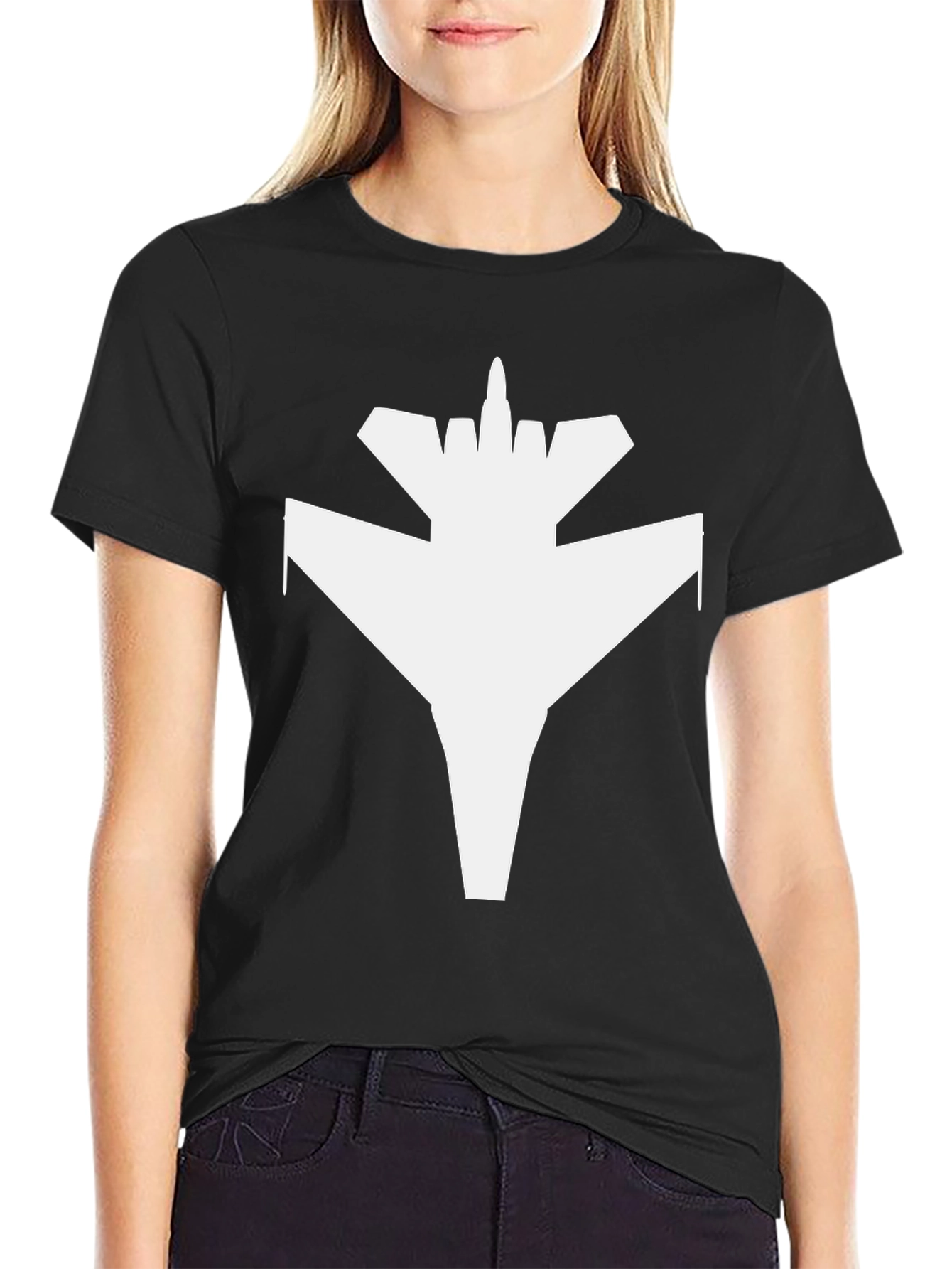 Jet Fighter Graphic Tee - Bold Aviation Design - 2