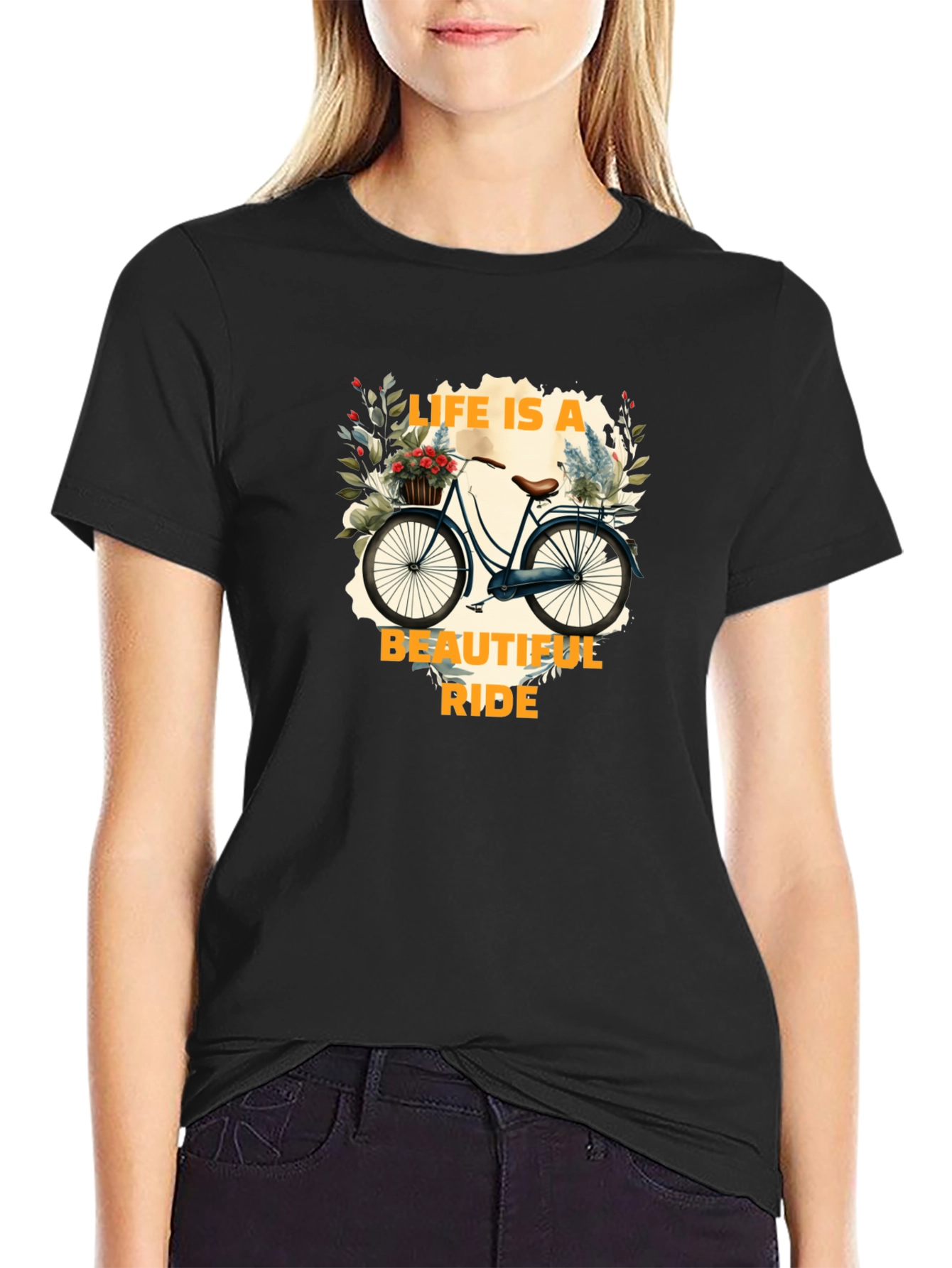 Black Life is a Beautiful Ride T-Shirt view 2