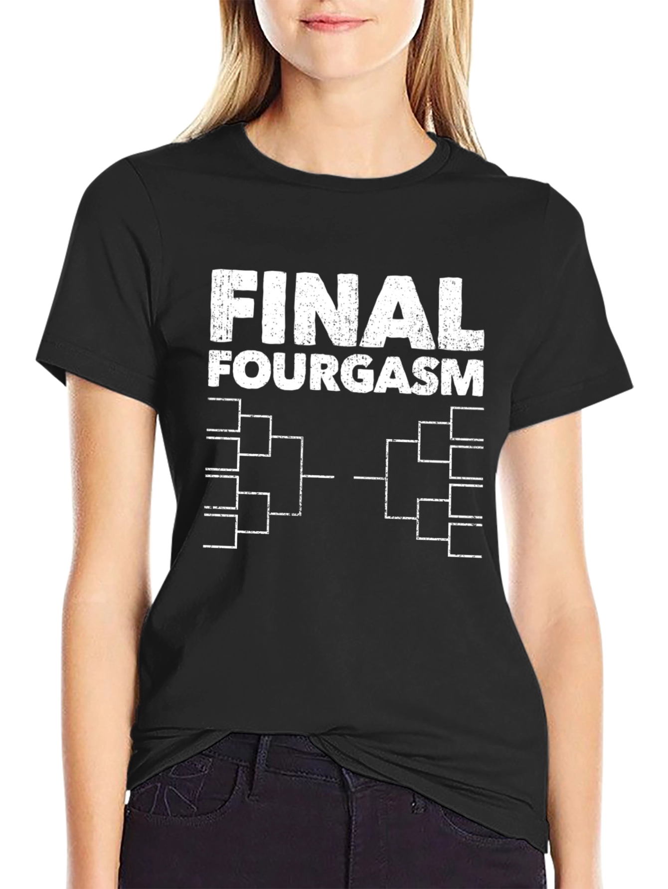 Black Final Fourgasm Black T-Shirt view 2