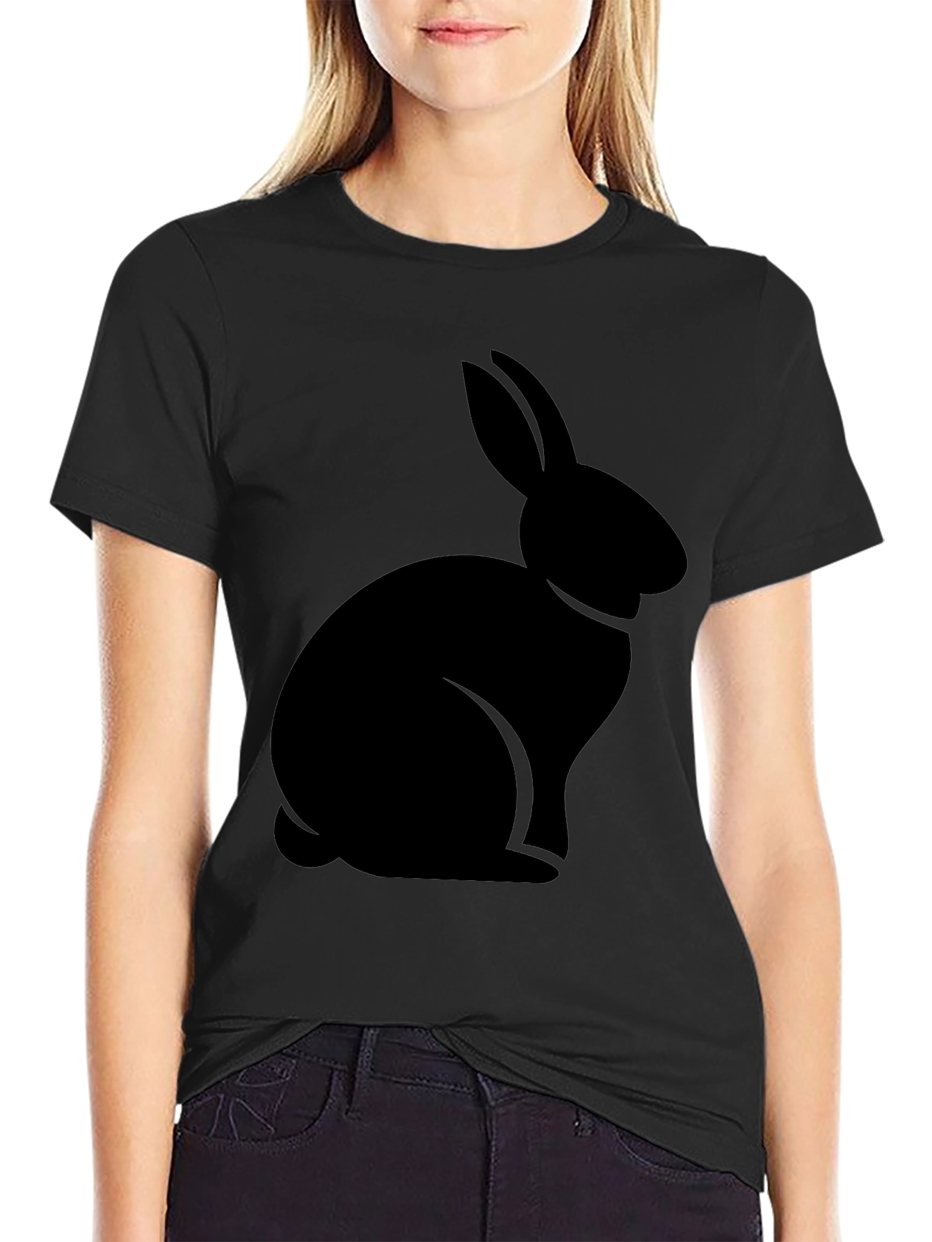 Black Black Rabbit Graphic Tee - Casual Comfort view 2