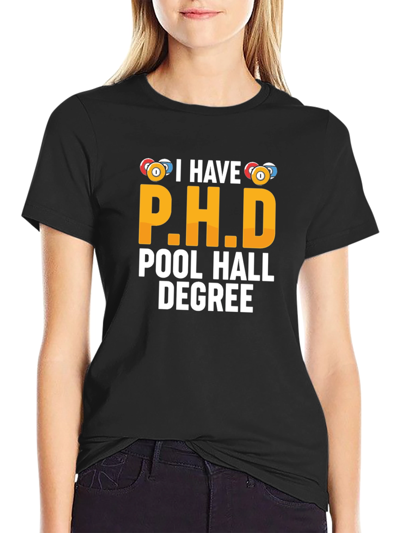 Pool Hall Degree T-Shirt - Funny Billiards Gift - 2