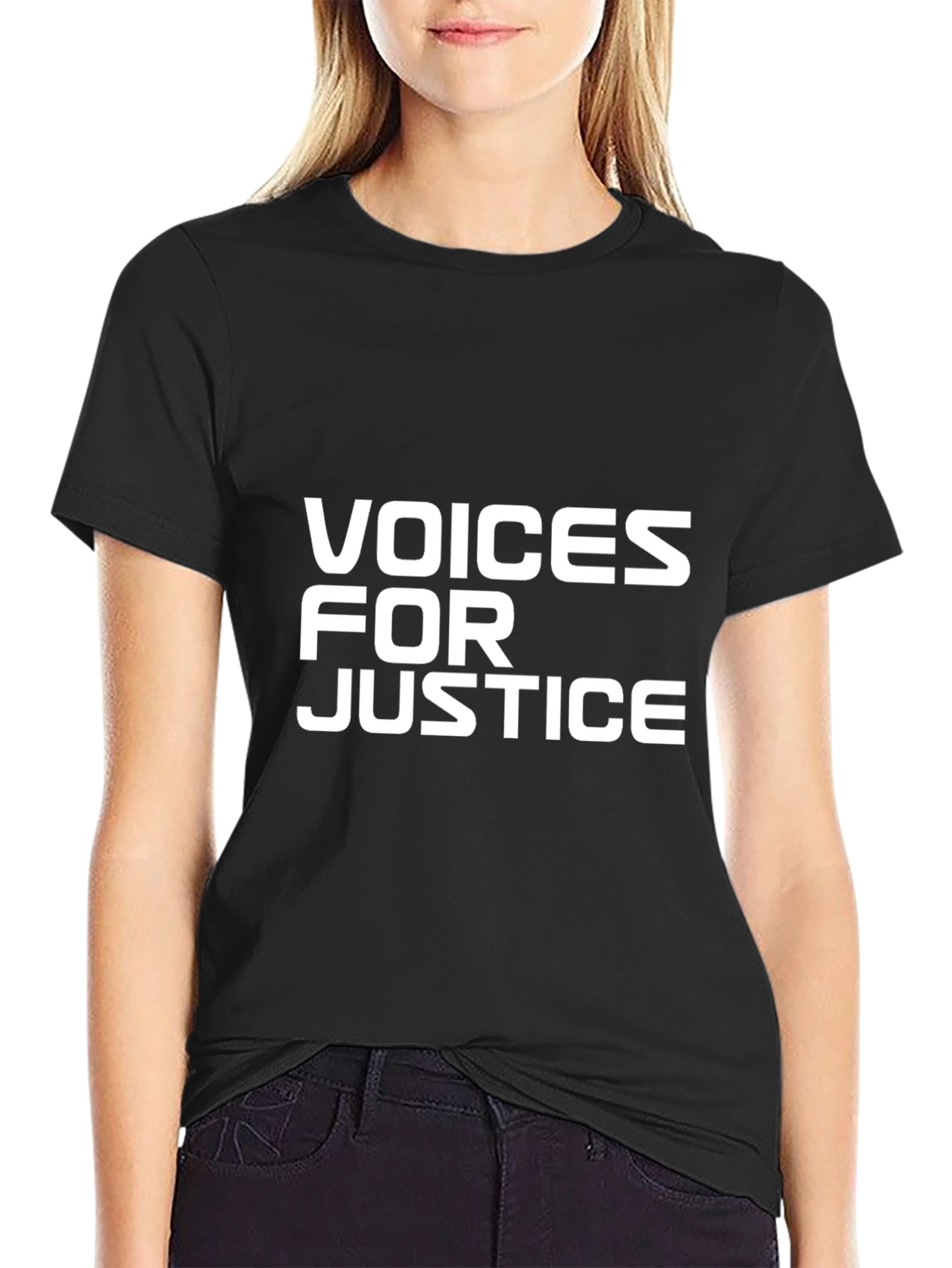 Voices for Justice Black T-Shirt - 2