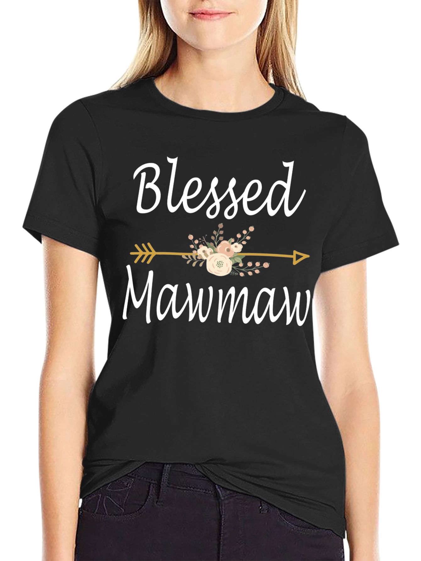 Blessed Mawmaw Graphic T-Shirt - Perfect Gift - 2