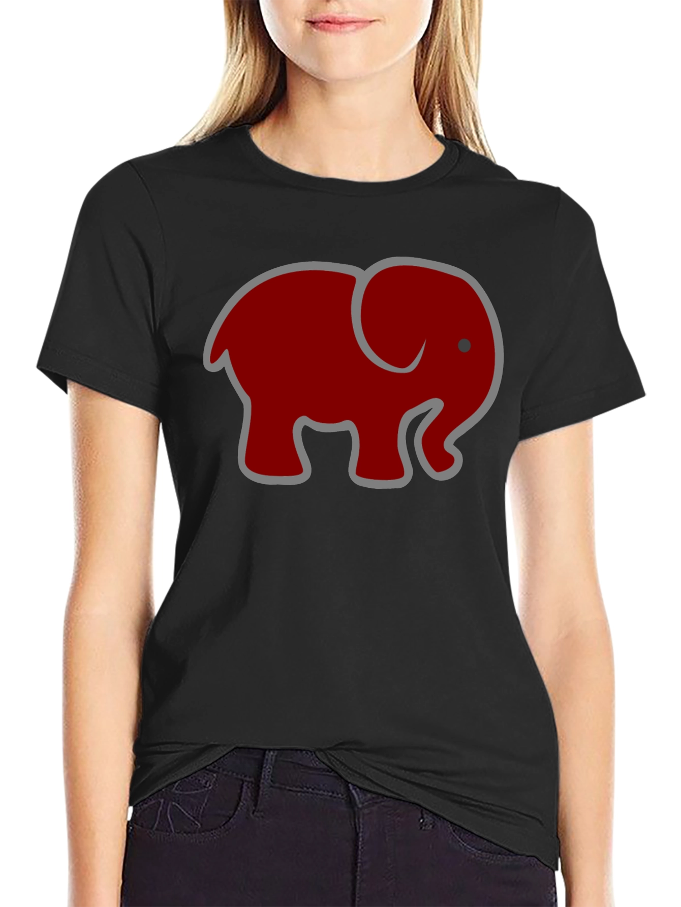 Black Elephant Graphic Tee - Stylish and Comfortable view 2