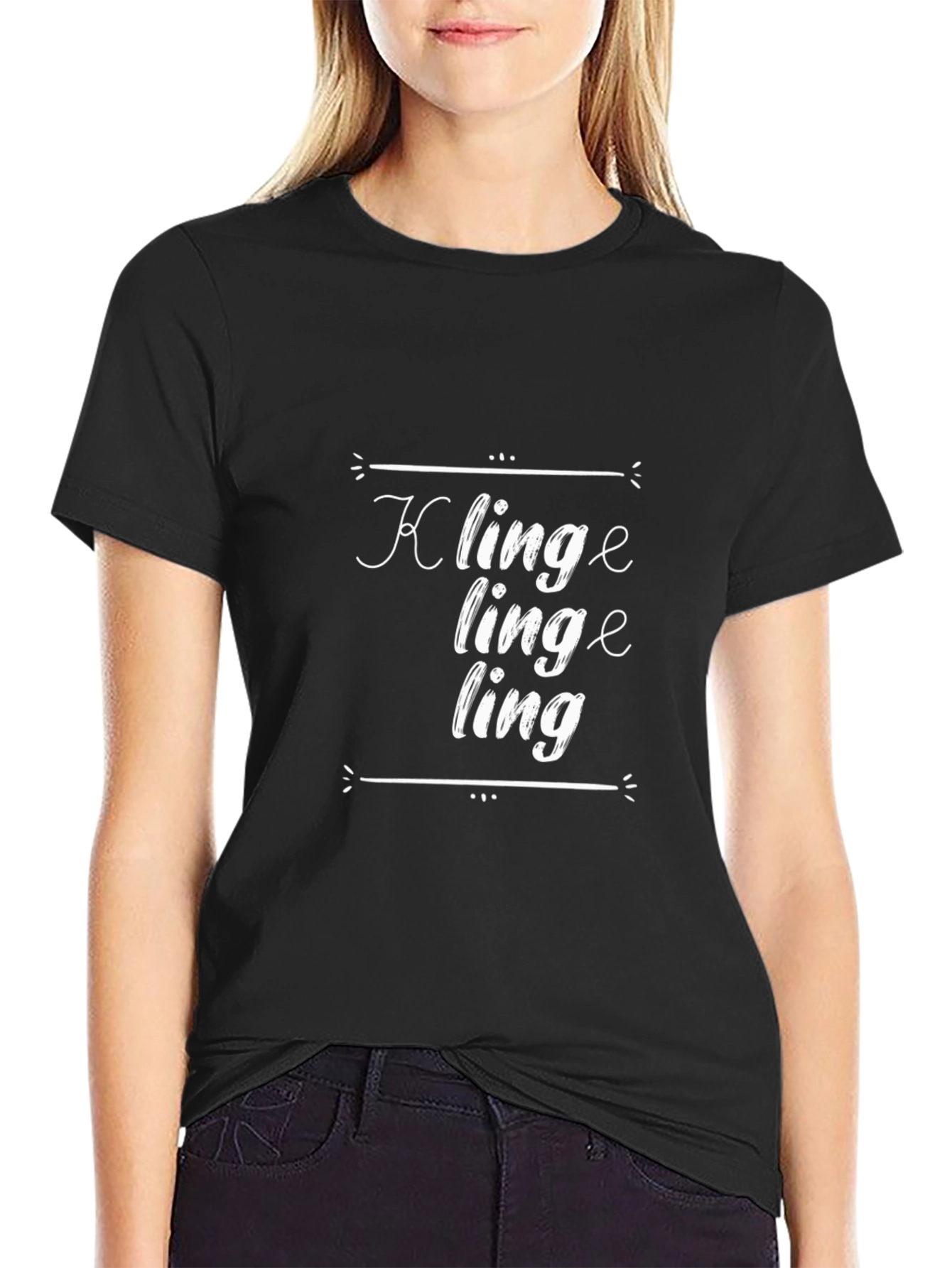 Black Klinge Lingeling T-Shirt - Black view 2