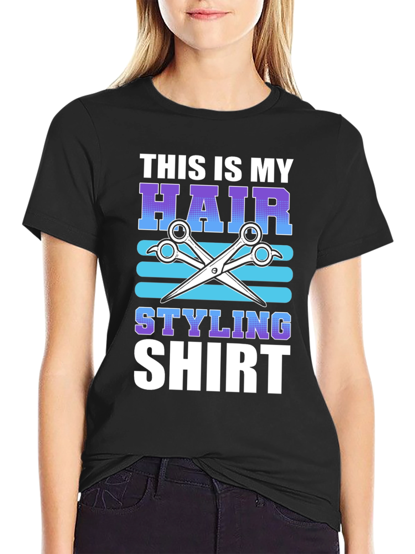 Hair Styling Shirt - Hairdresser Apparel - 2