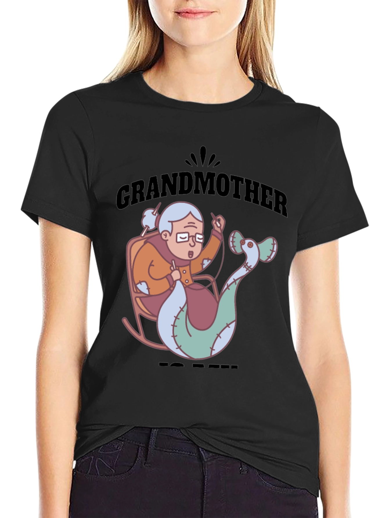 Grandmother Is Knit T-Shirt - 2