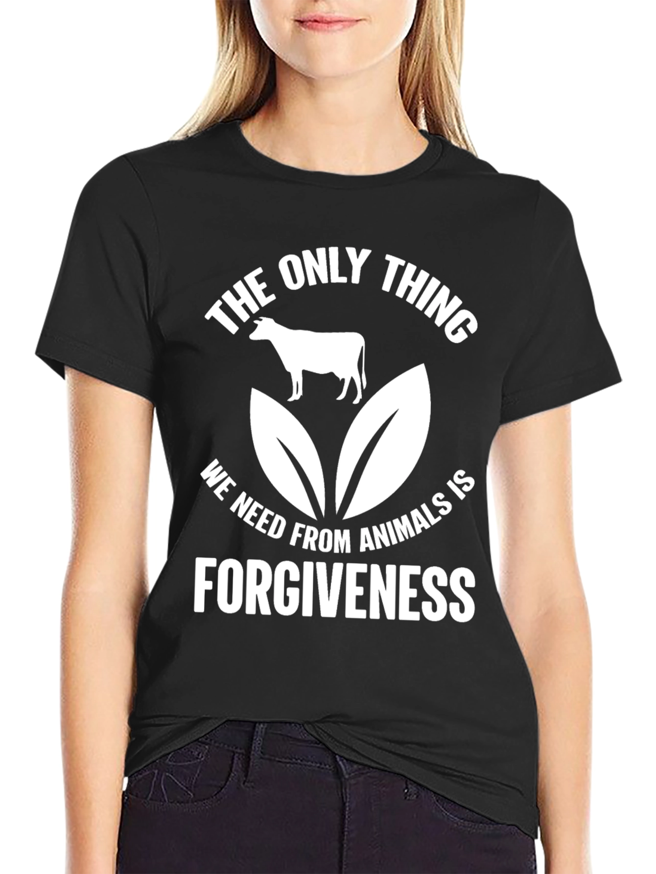 Vegan Forgiveness T-Shirt - Animals Rights Tee - 2