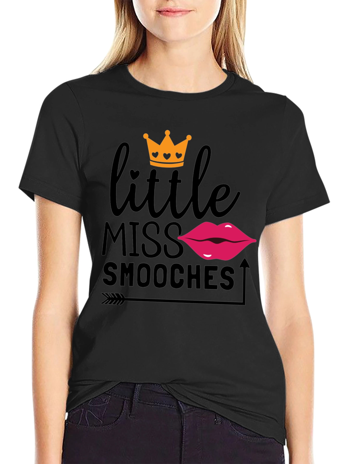Little Miss Smooches T-Shirt - Cute Women's Top - 2