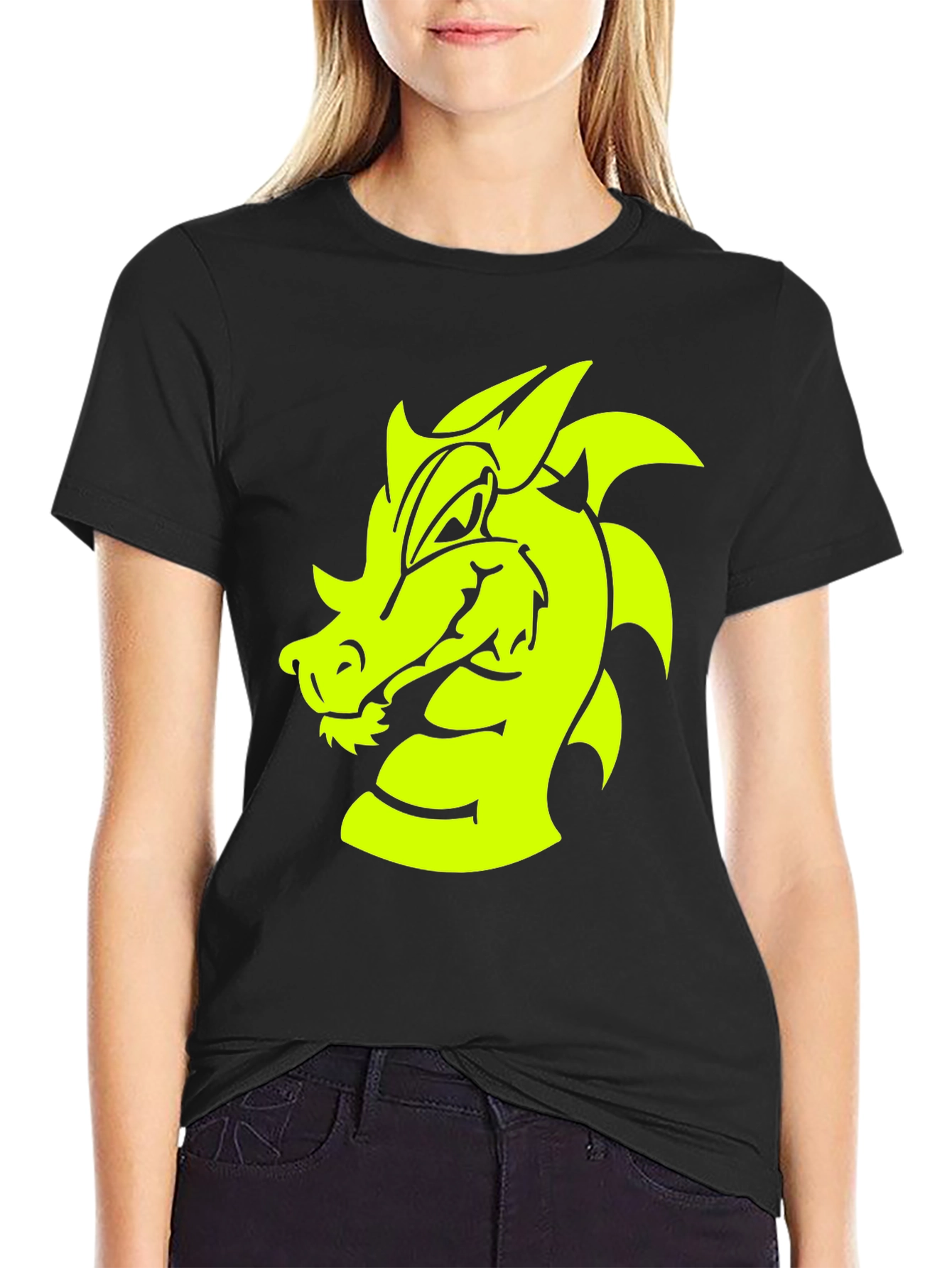 Black Dragon Graphic Tee - Black view 2