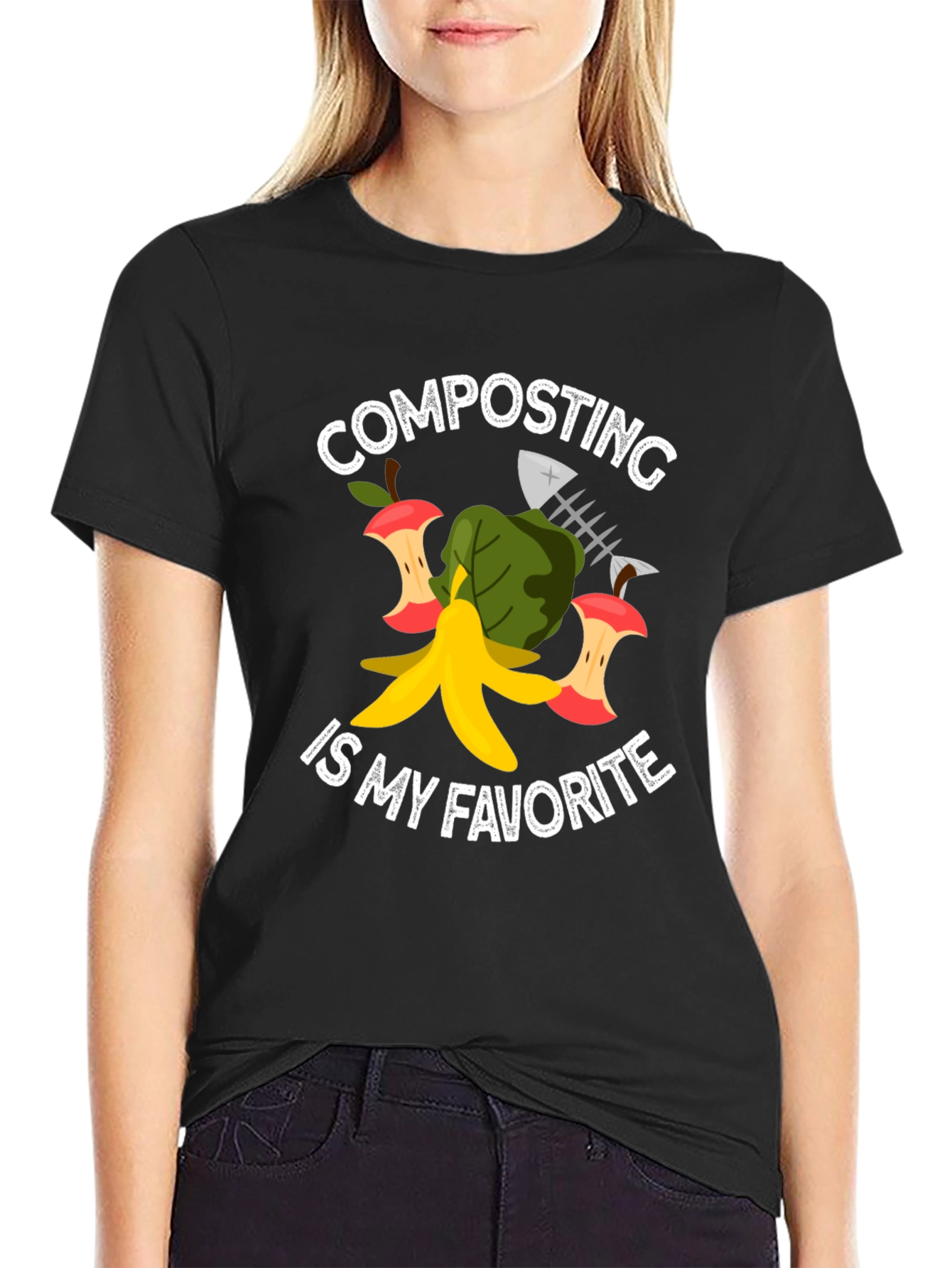 Black Composting is My Favorite T-Shirt view 2