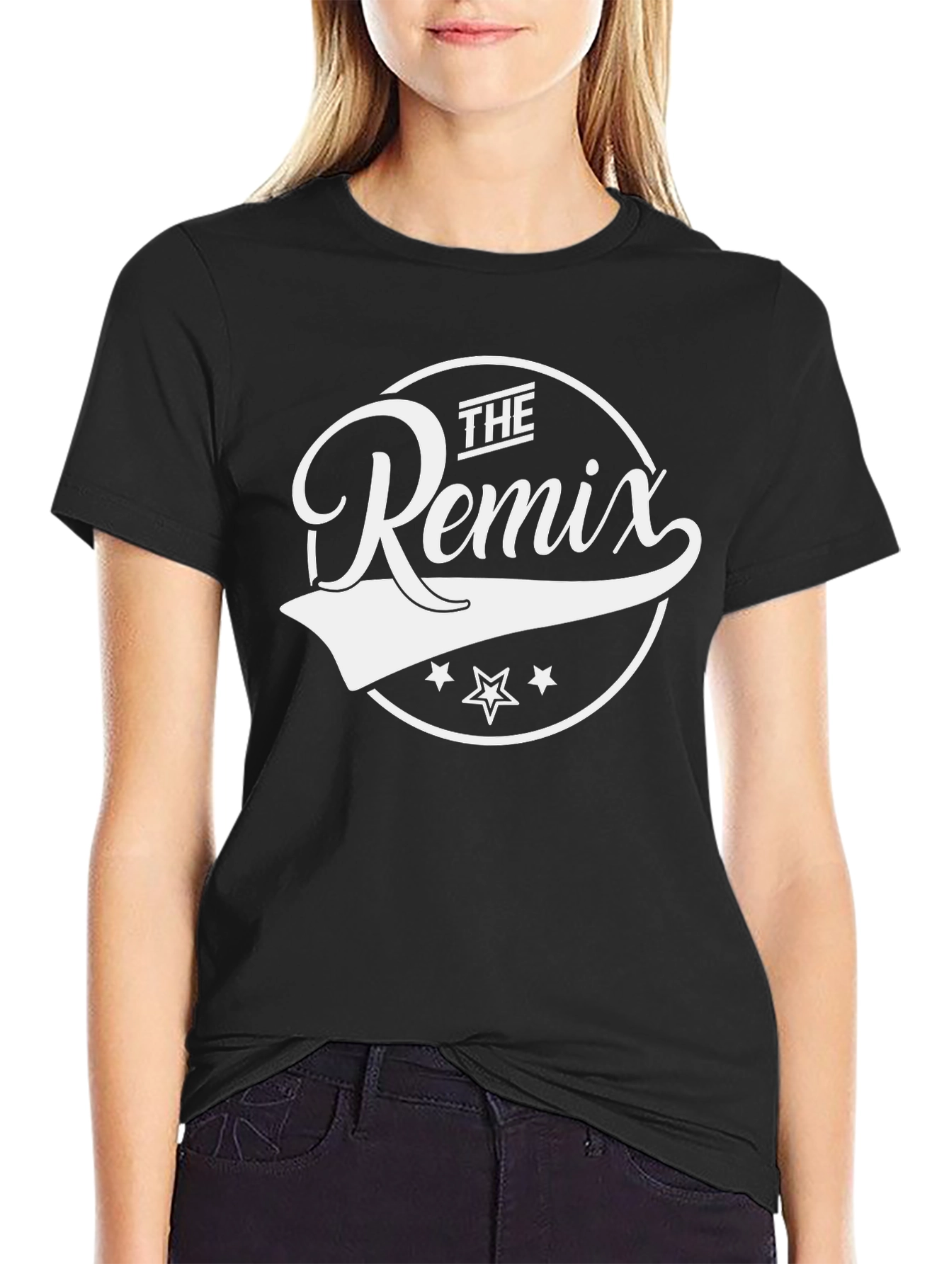 Black The Remix Black T-Shirt view 2