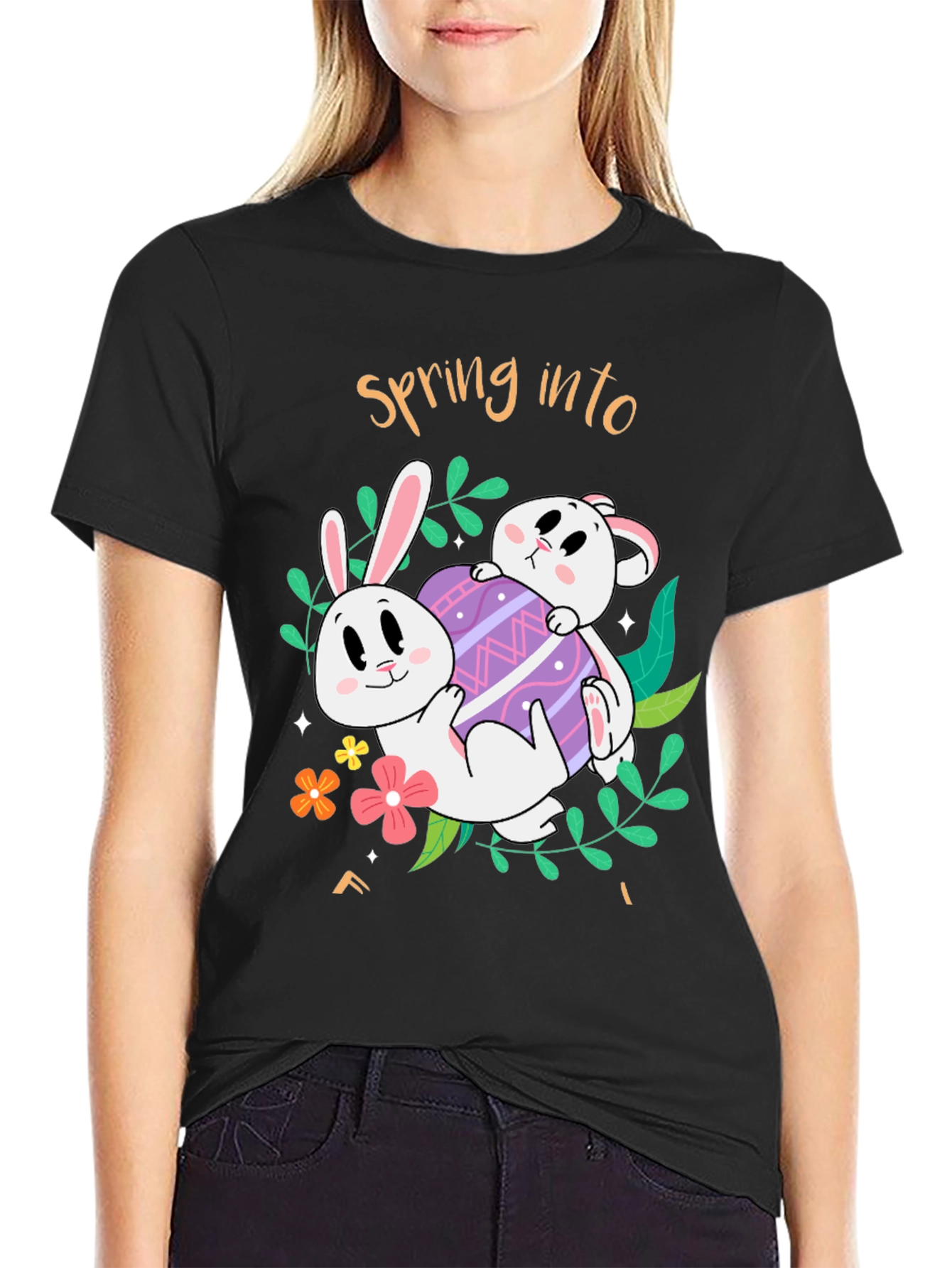 Spring Bunny Easter T-Shirt - 2