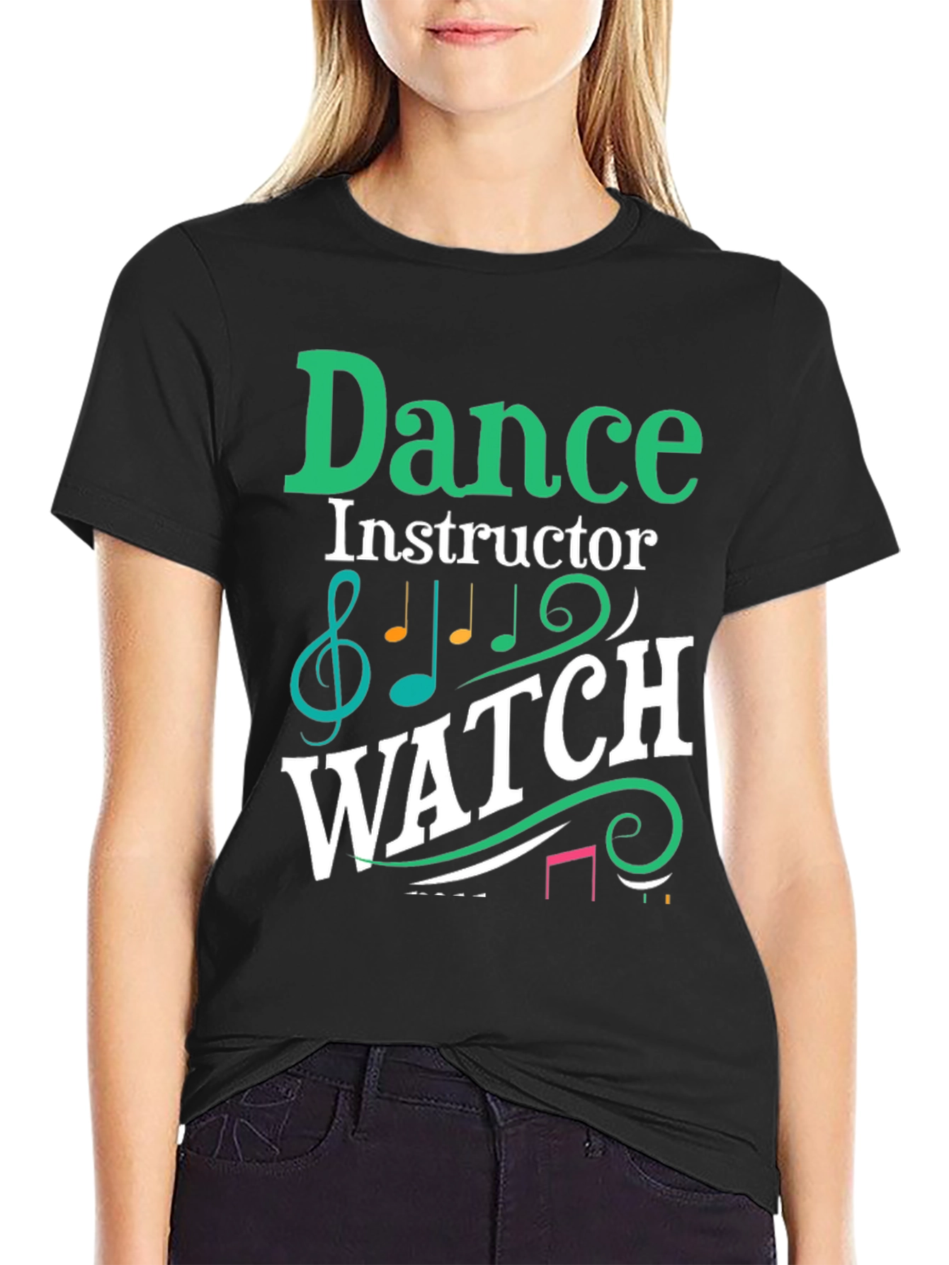 Black Dance Instructor Graphic Tee view 2
