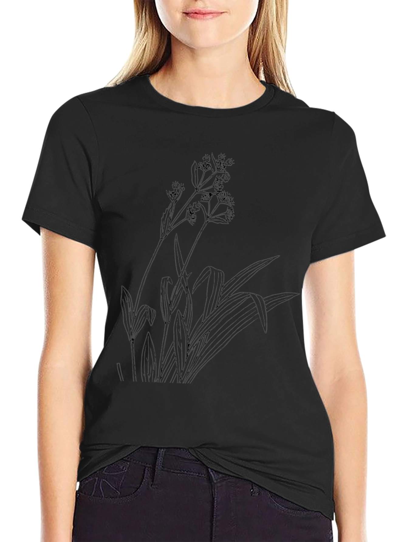Botanical Print Tee - Stylish & Unique - 2