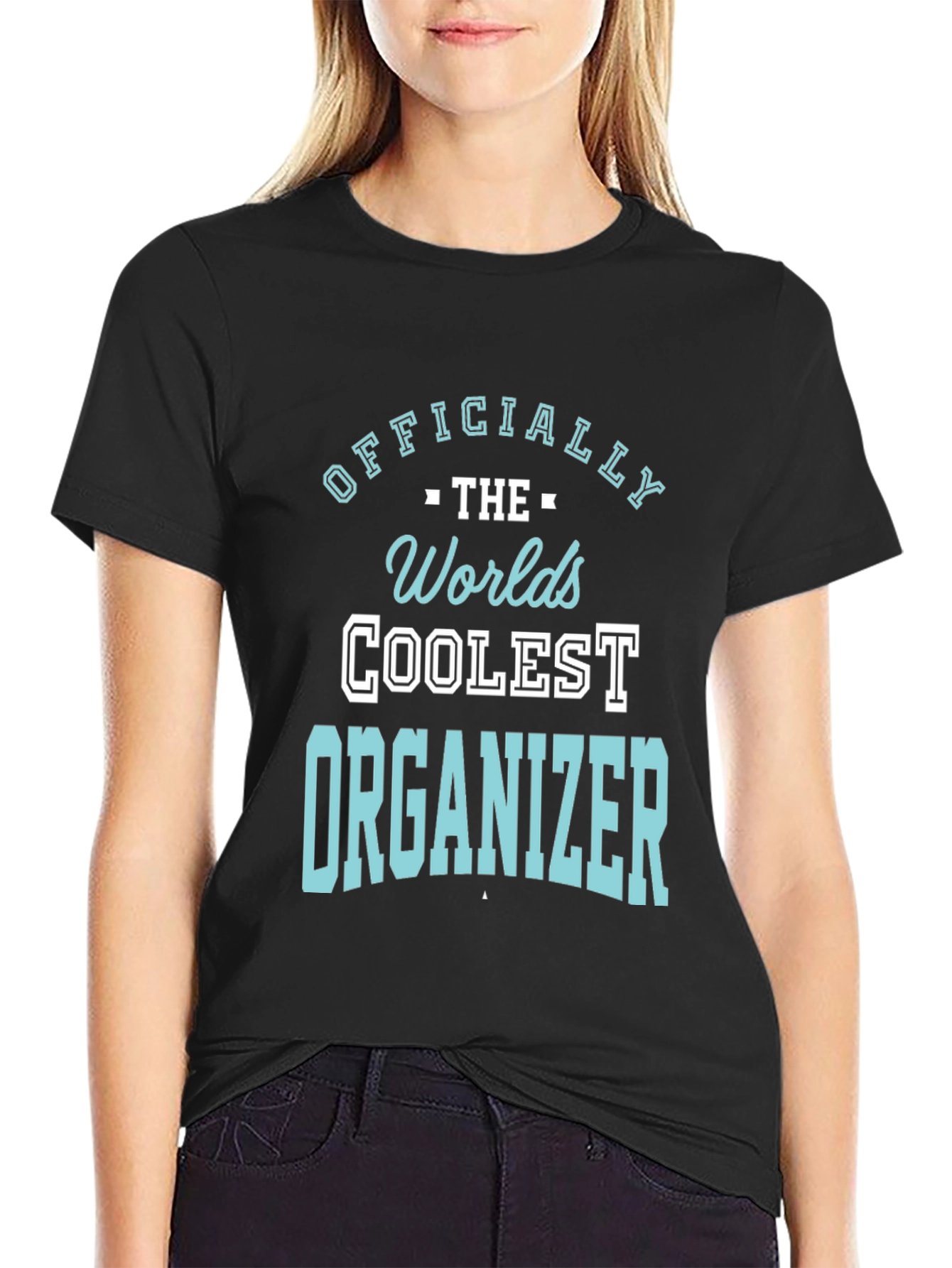 Black Coolest Organizer T-Shirt - Gift Idea view 2