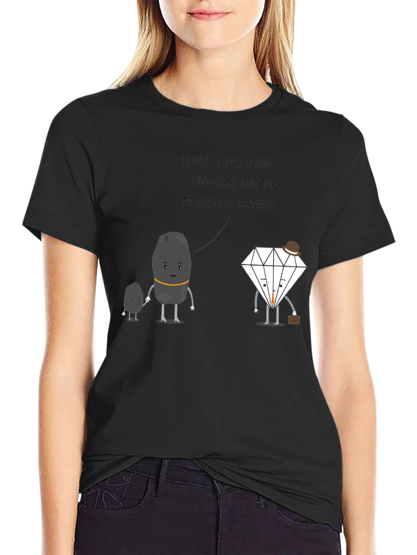 Black Pressure Humor T-Shirt view 2