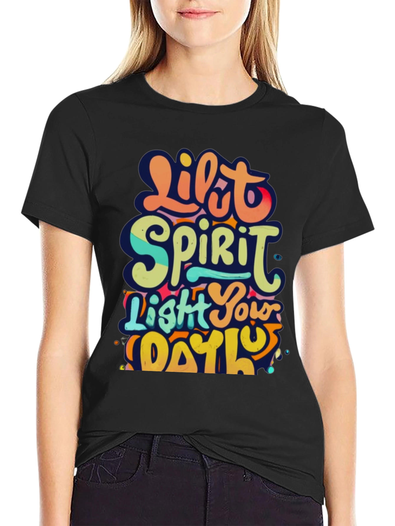 Black Lilit Spirit Graphic Tee - Light Your Day view 2