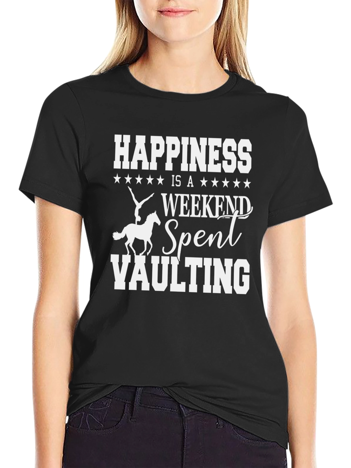Happiness is Vaulting T-Shirt - 2