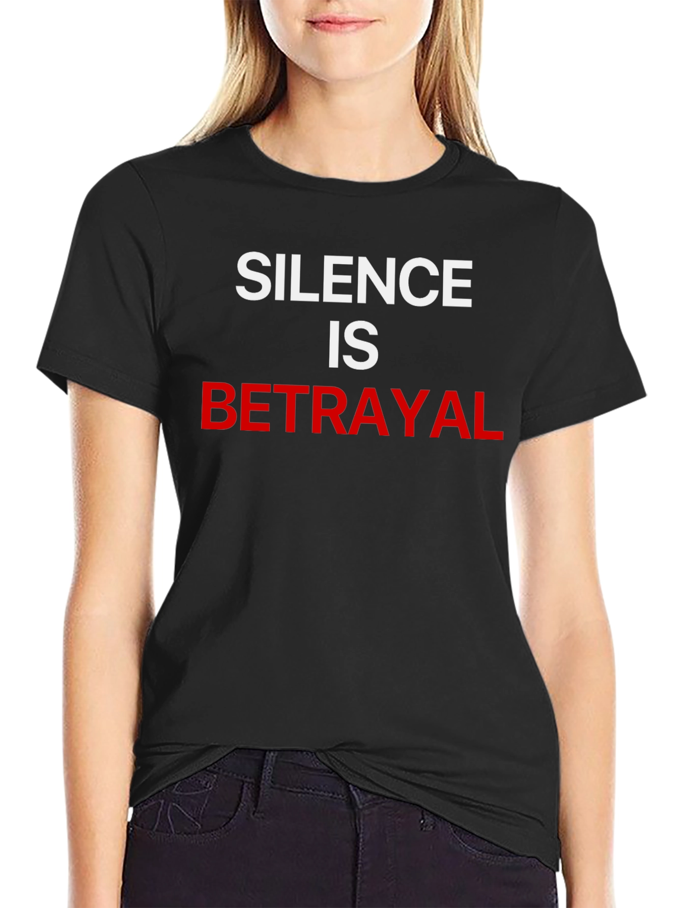 Black Silence is Betrayal Graphic Tee view 2
