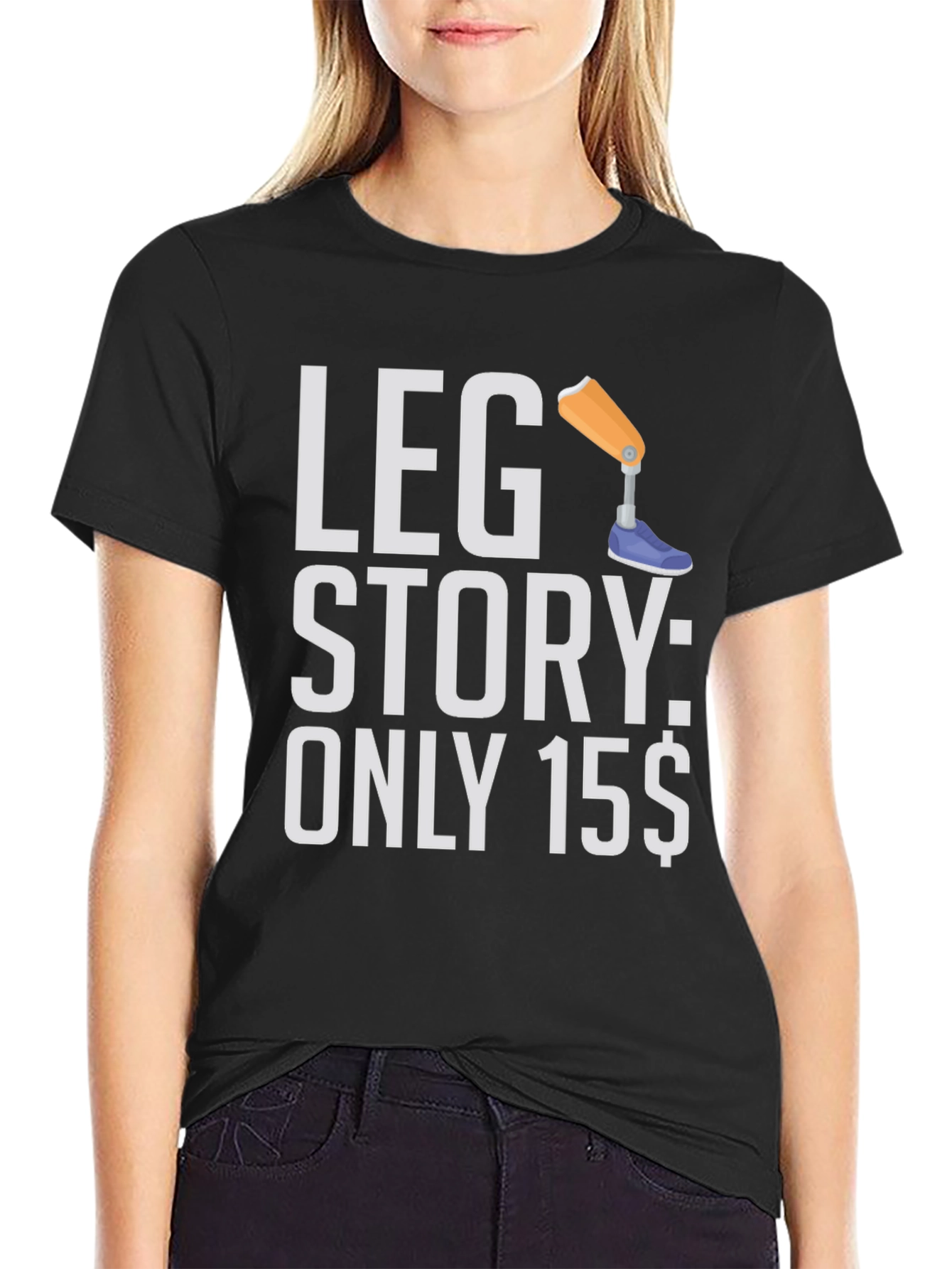 Black Leg Story T-Shirt - Only 15$ view 2