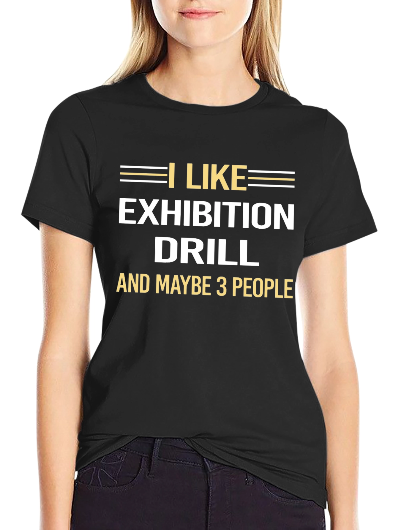 Black I Like Exhibition Drill T-Shirt view 2