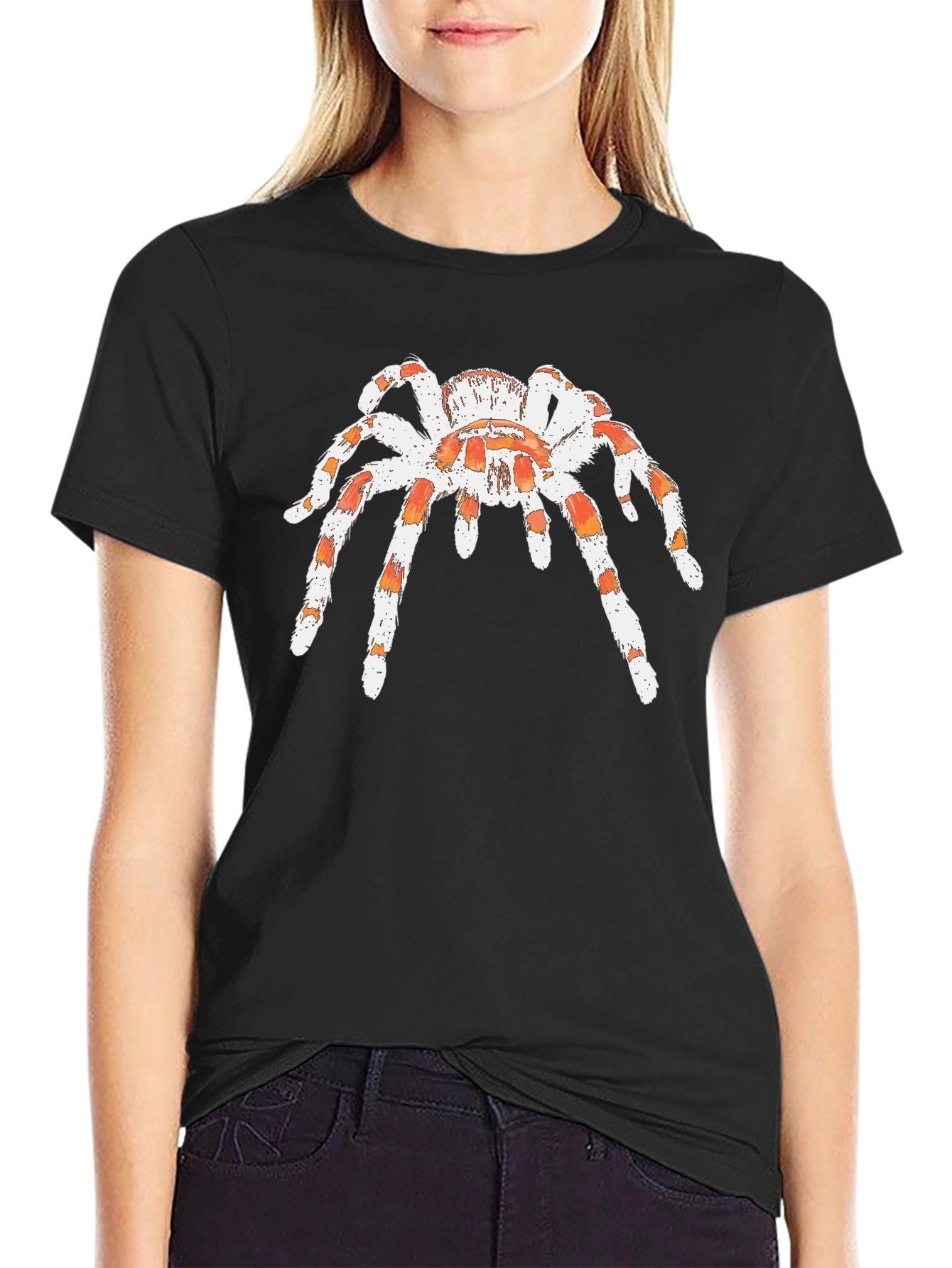 Black Tarantula Graphic Tee -  Bold Spider Design view 2