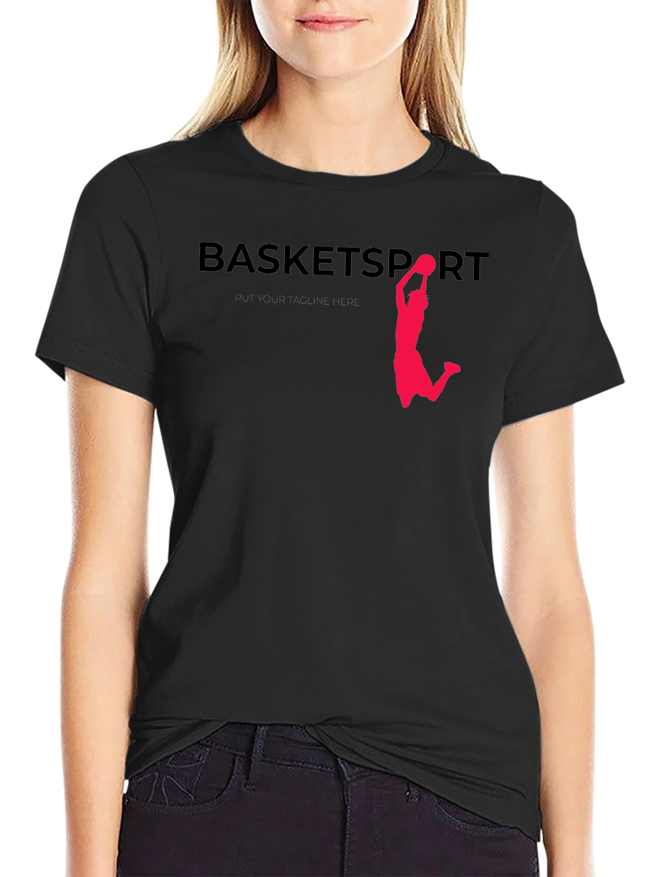 Black Basket Sport Black Tee view 2