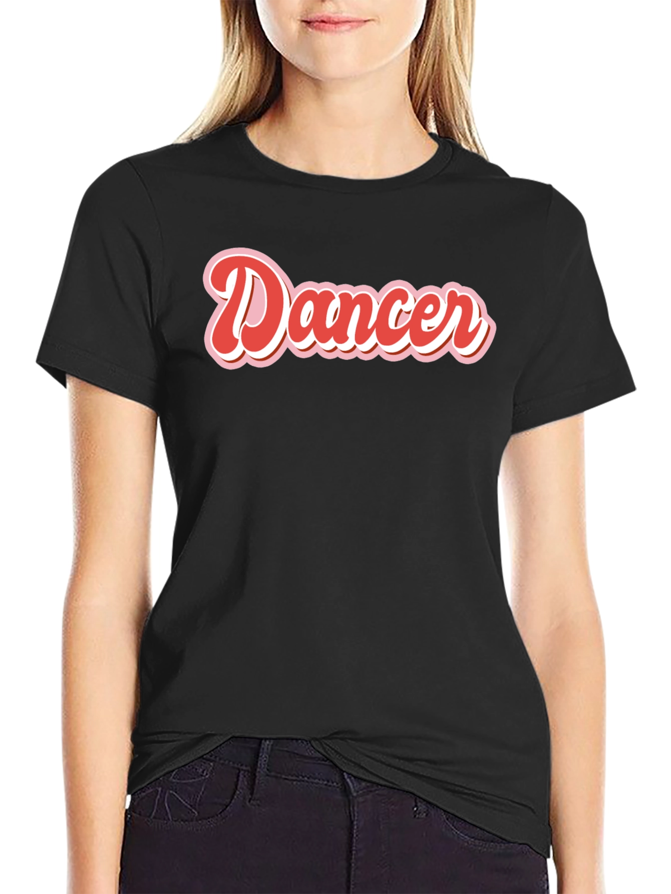 Black Dancer Graphic Tee - Retro Style view 2