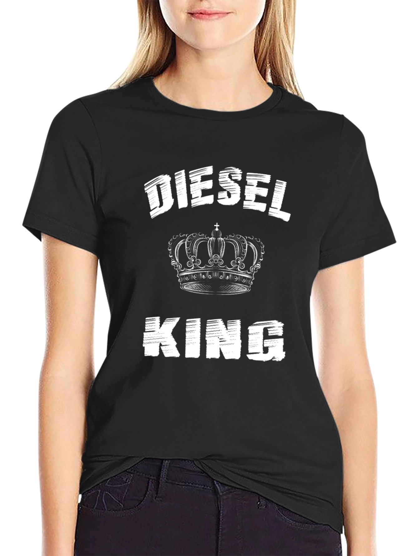Black Diesel King Graphic T-Shirt view 2