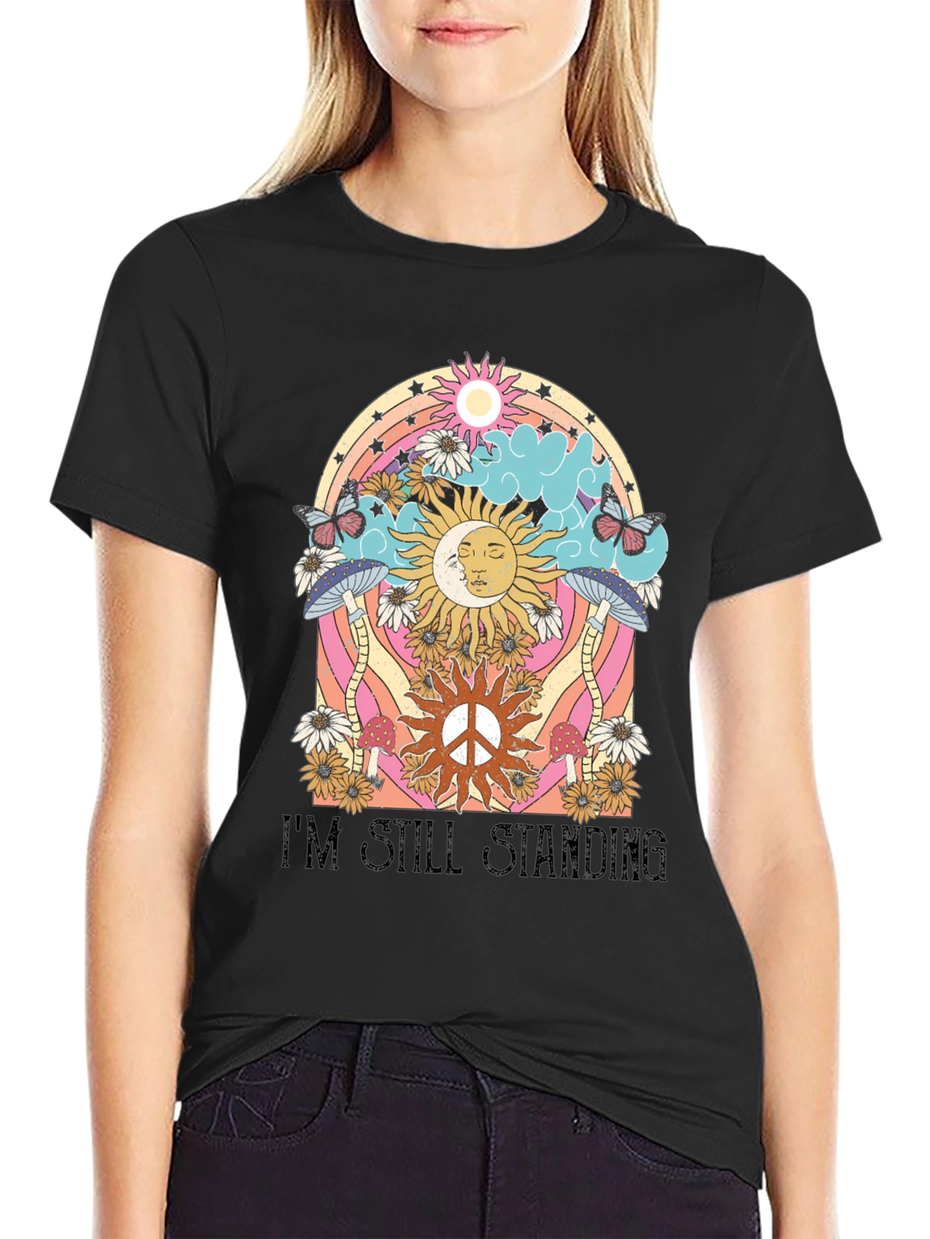 Black I'm Still Standing Graphic Tee view 2