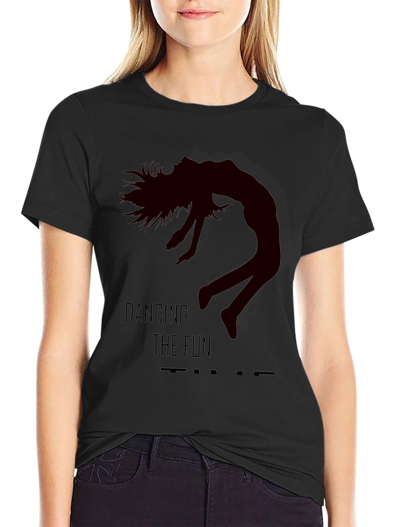 Black Dancing the Fun Time T-Shirt view 2