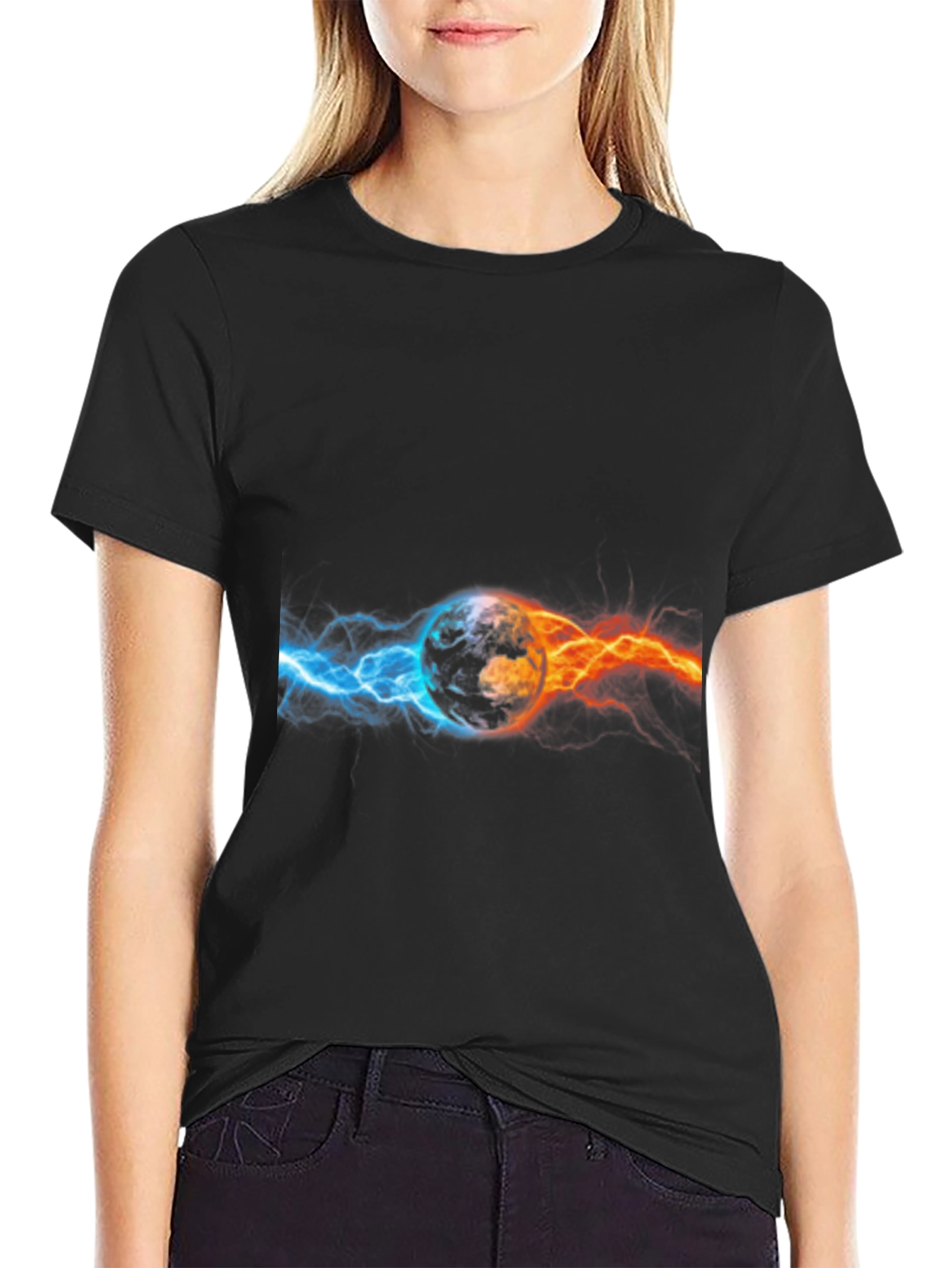 Black Earth Element Black T-Shirt view 2