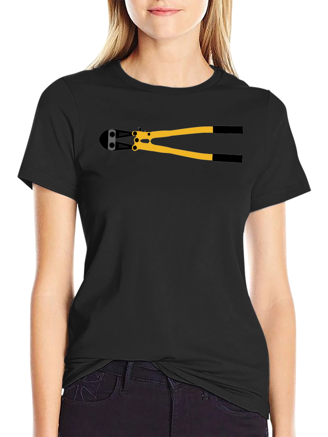 Black Bolt Cutter Graphic Tee - Black view 2