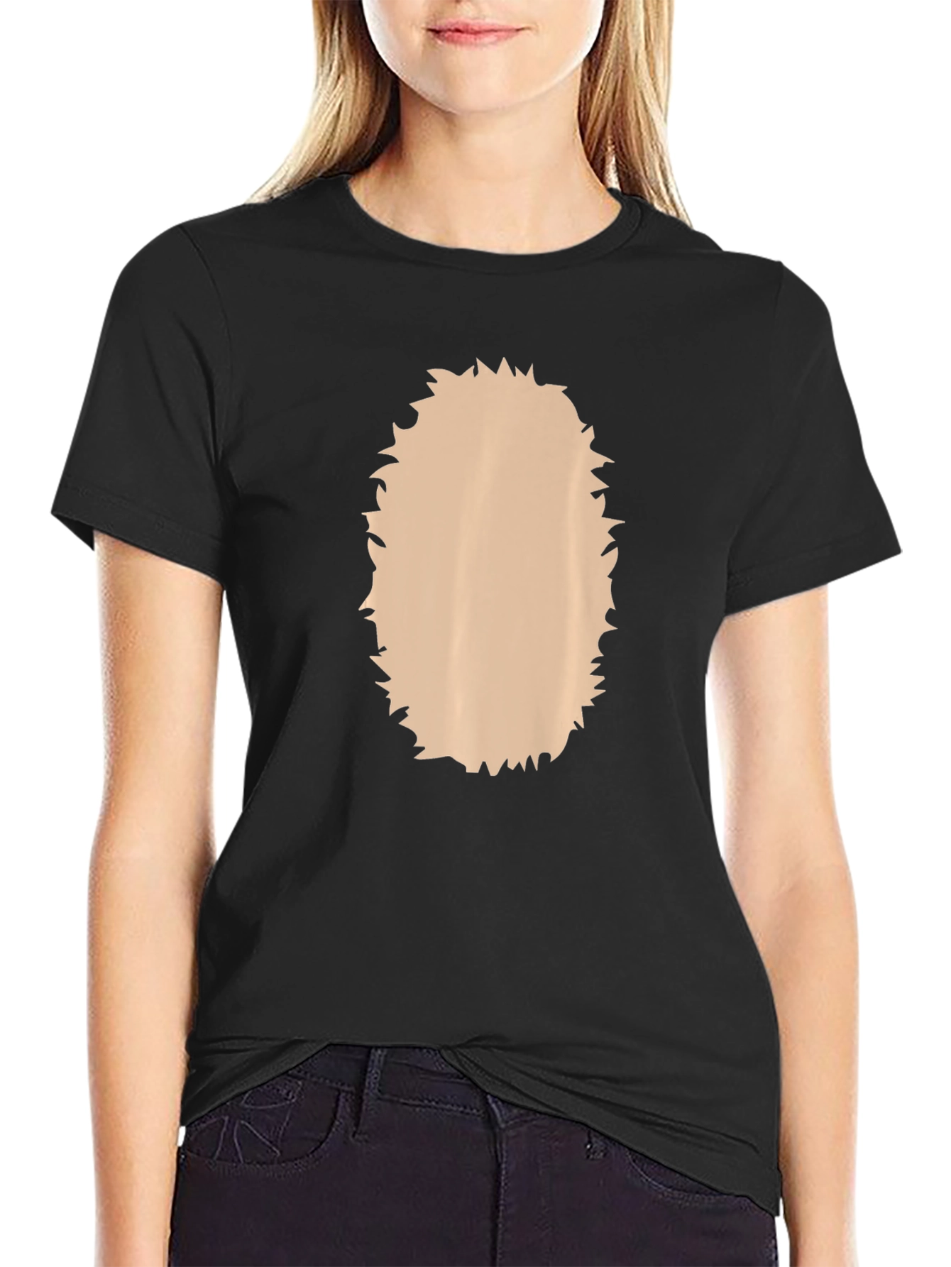 Black Funny T-Shirt with a Novelty Design view 2