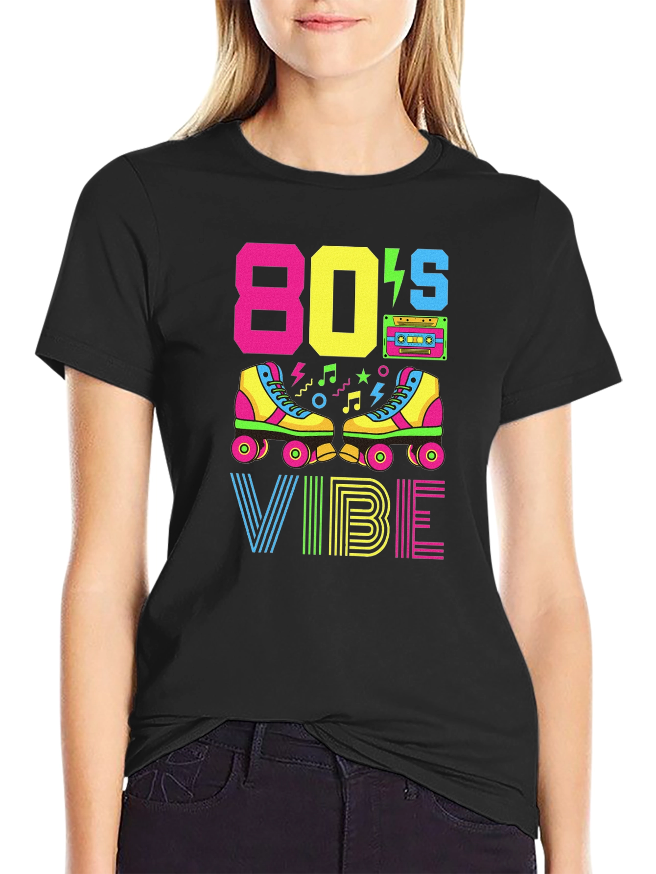 Retro 80's Vibe Graphic T-Shirt - 2