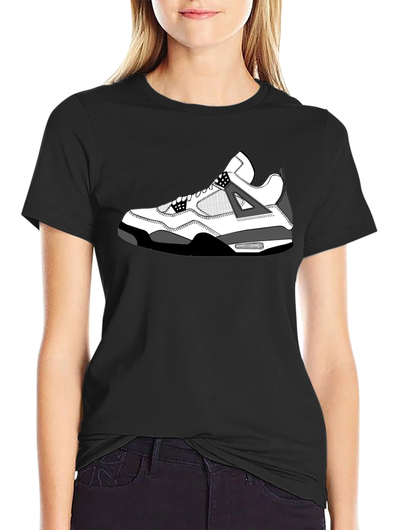 Sneaker Graphic T-Shirt - Black - 2
