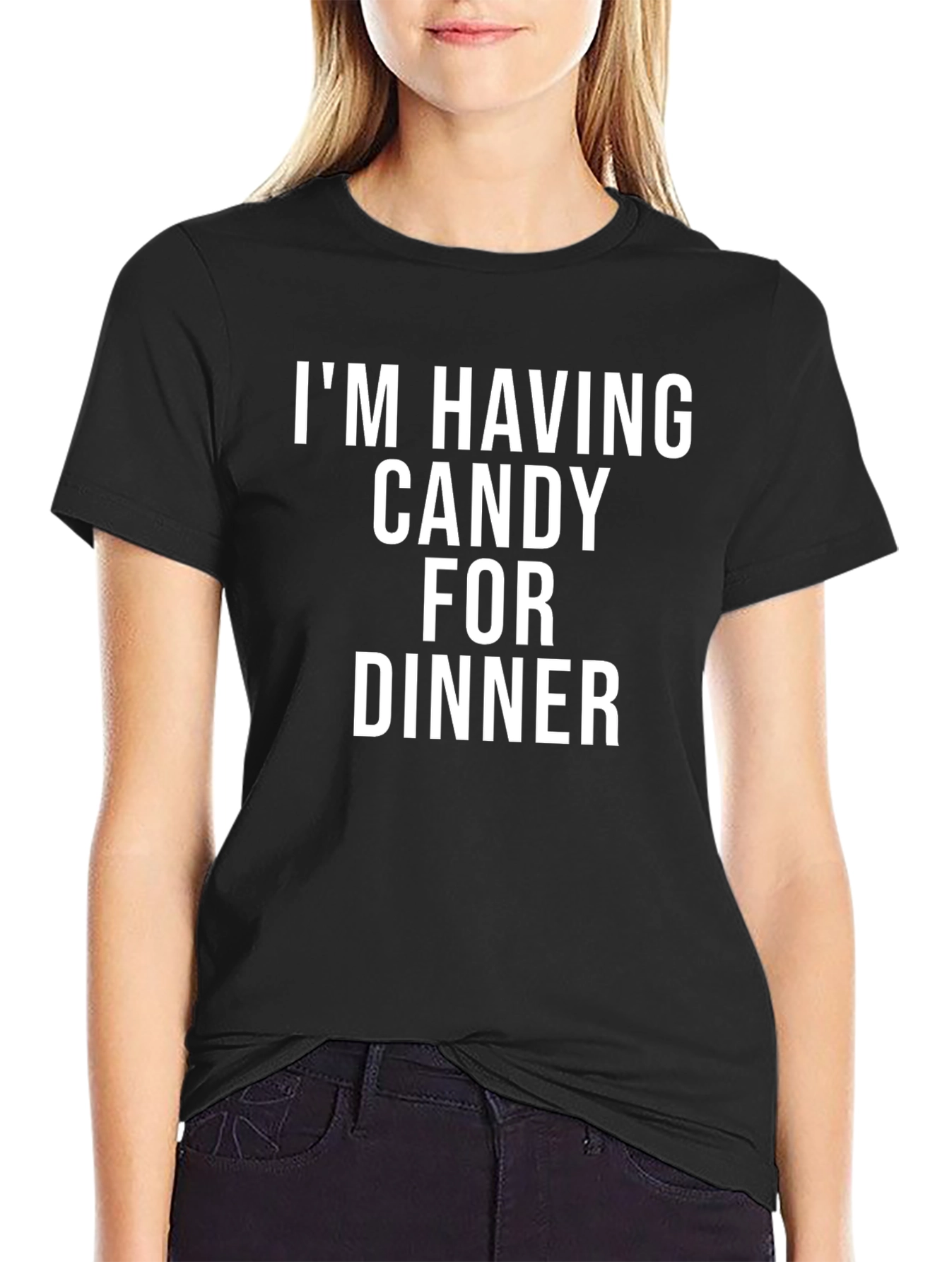 Black Candy for Dinner Black Graphic Tee view 2