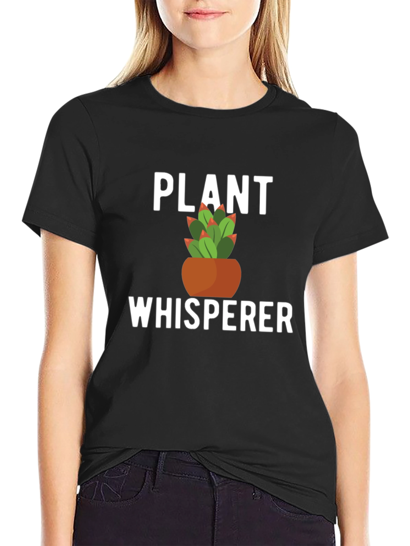 Black Plant Whisperer Graphic Tee view 2